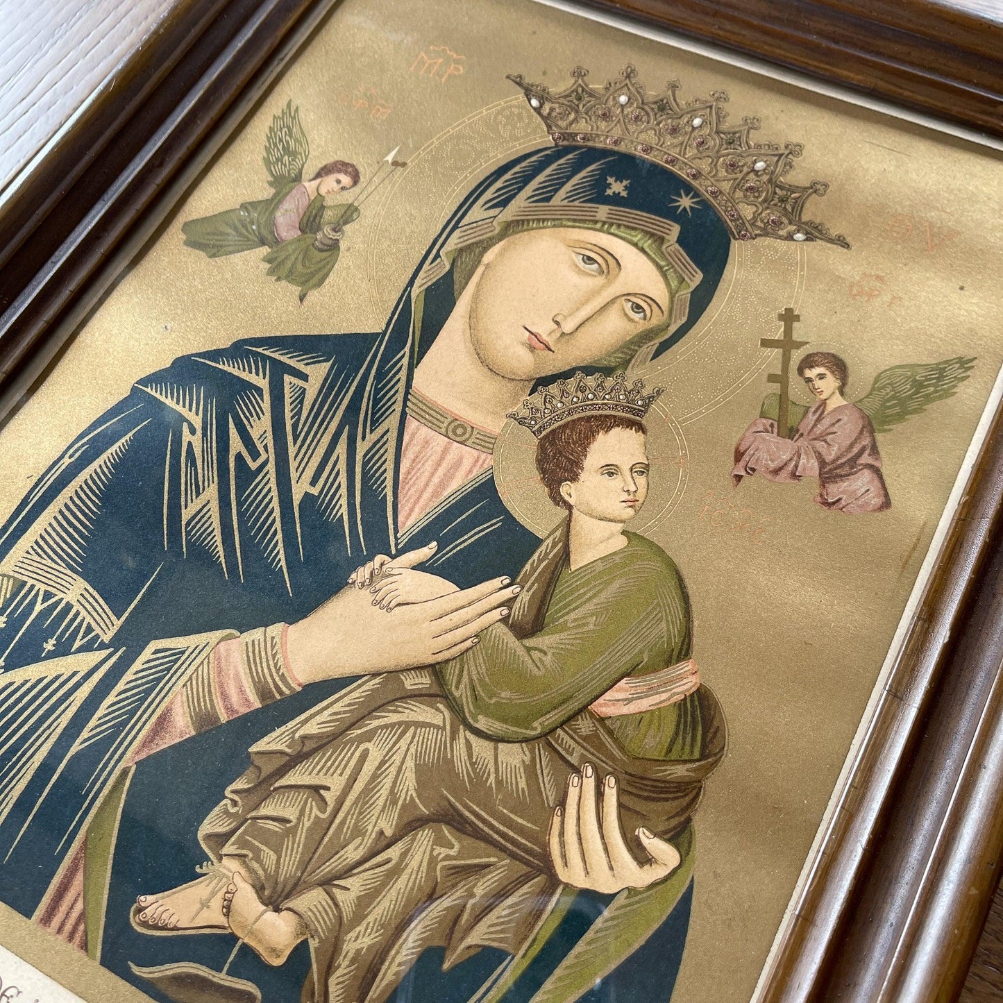 Ikoon in oude lijst - Bamestra Curiosa