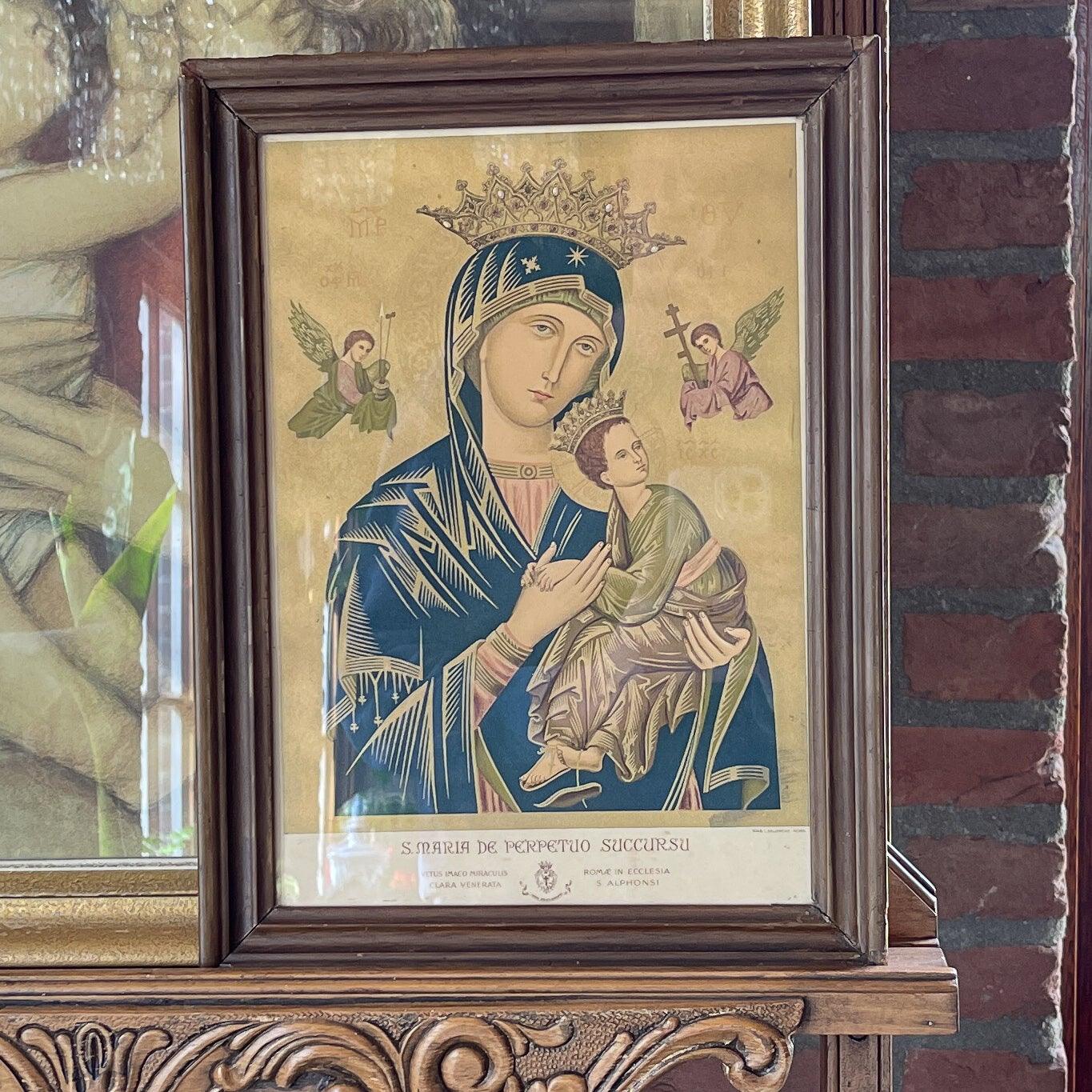 Ikoon in oude lijst - Bamestra Curiosa