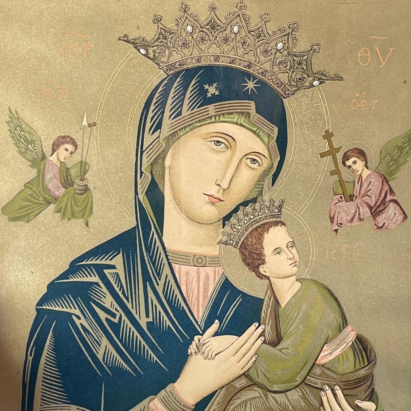 Ikoon in oude lijst - Bamestra Curiosa