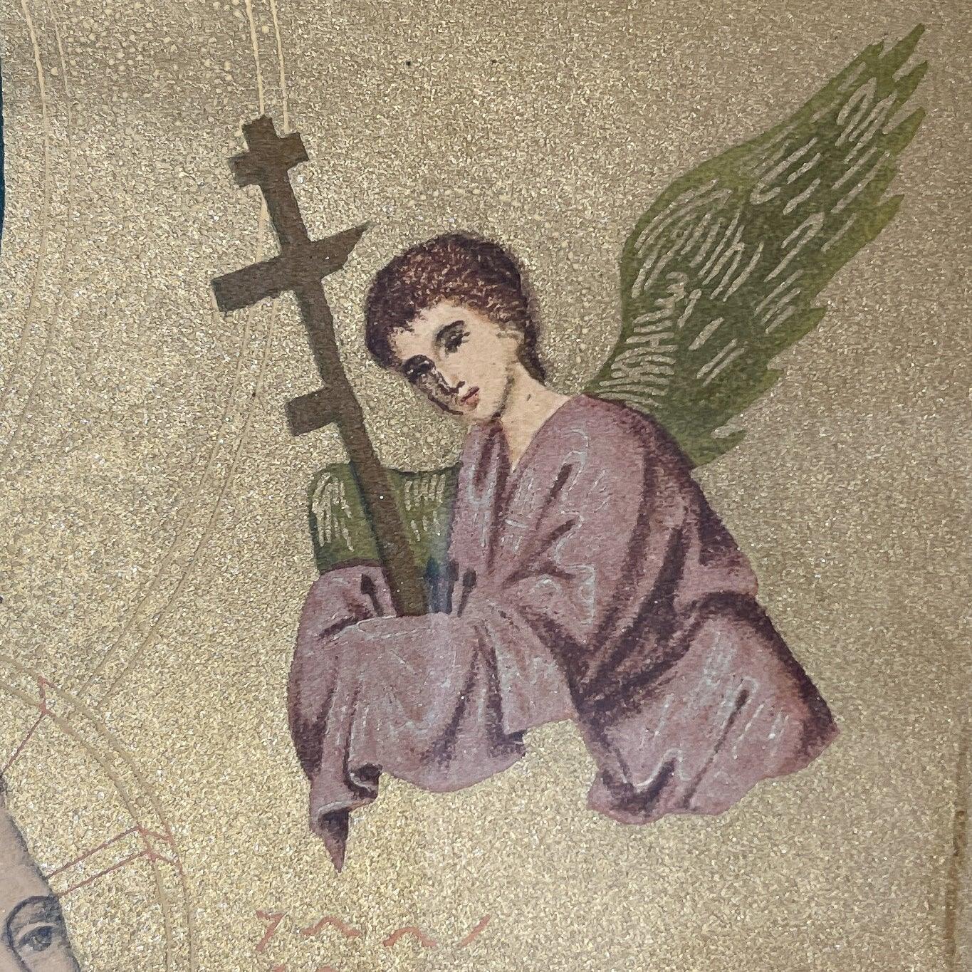 Ikoon in oude lijst - Bamestra Curiosa