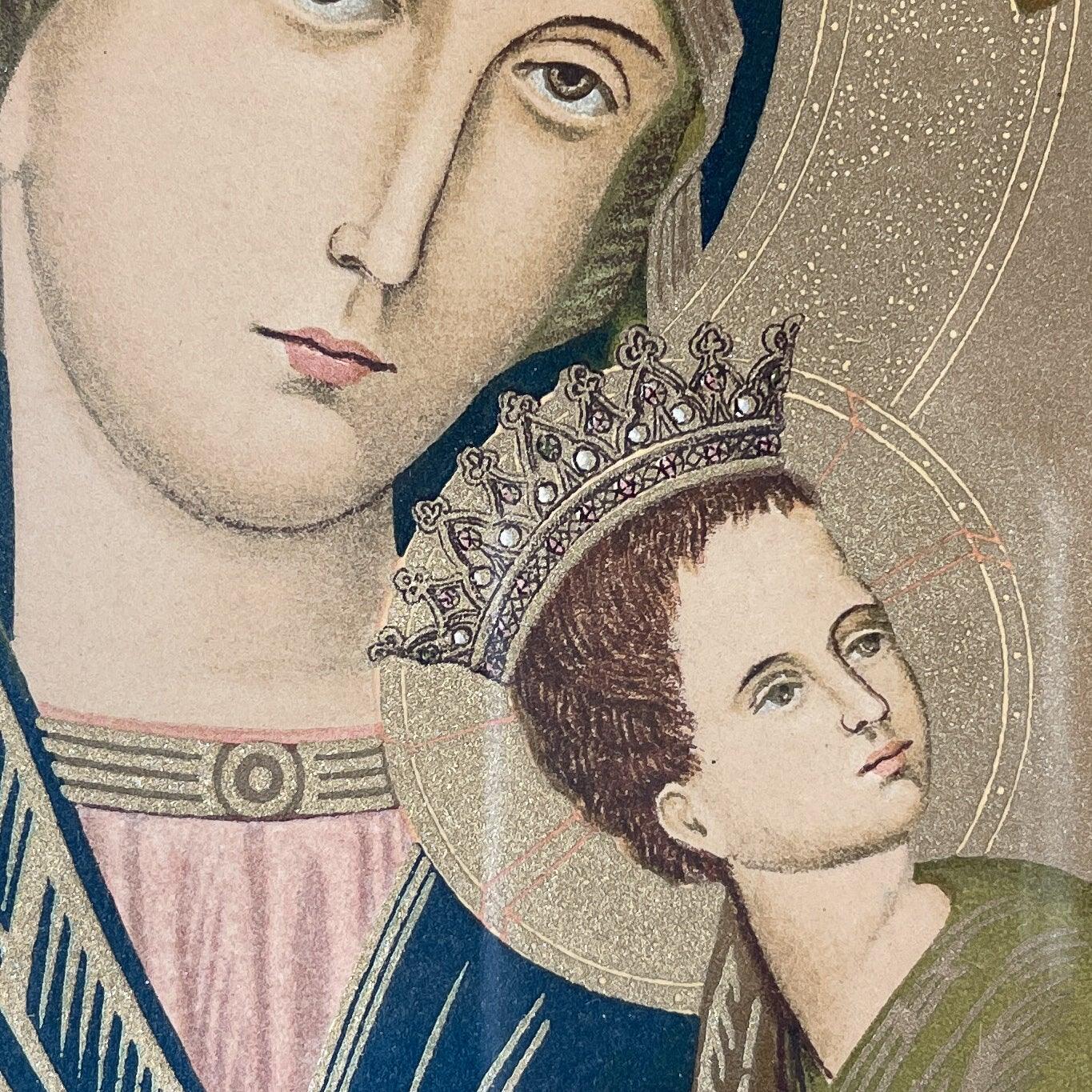 Ikoon in oude lijst - Bamestra Curiosa