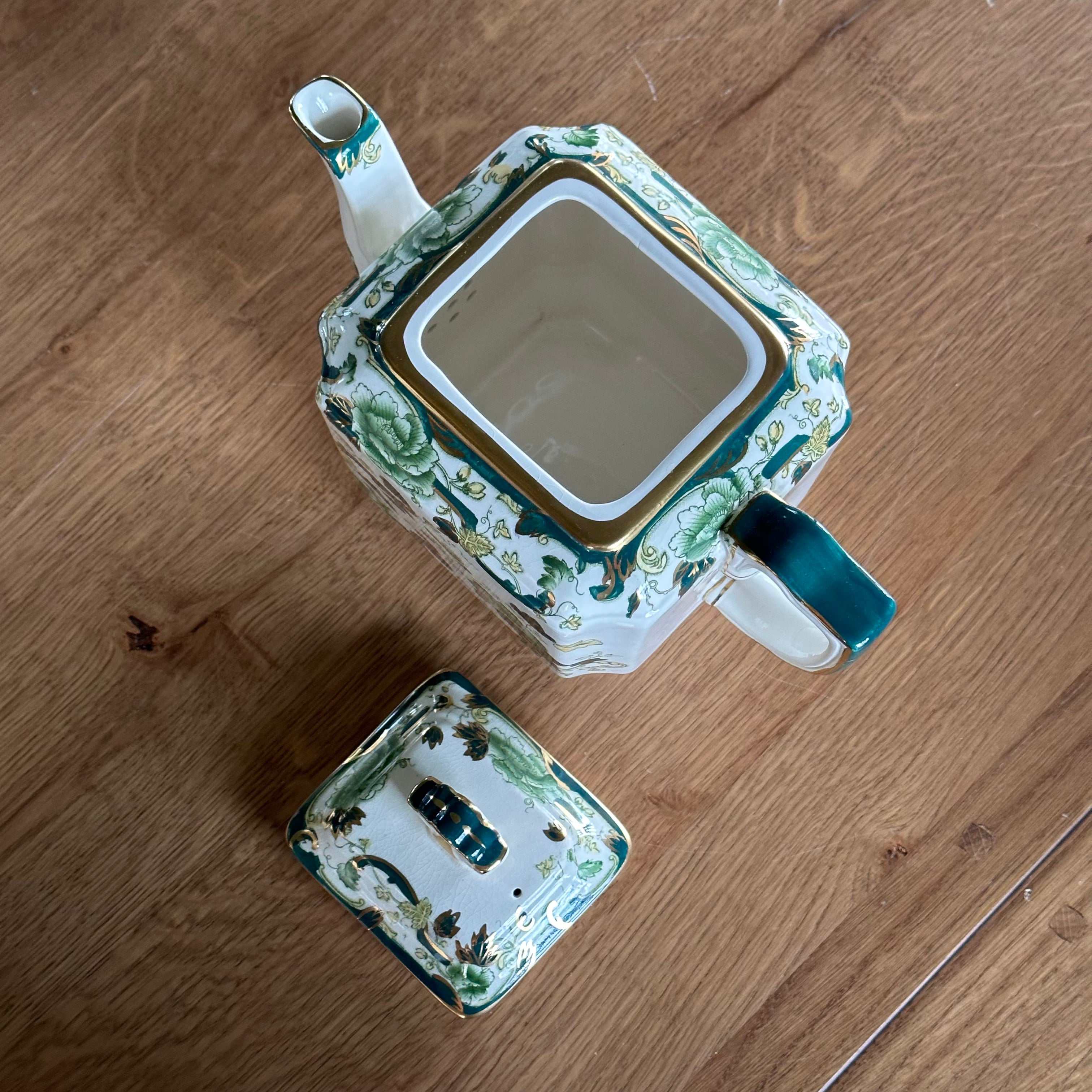 Mason’s Ironstone Chartreuse Zes Persoons Theeservies The Collectionist