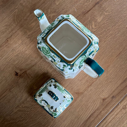 Mason’s Ironstone Chartreuse Zes Persoons Theeservies The Collectionist