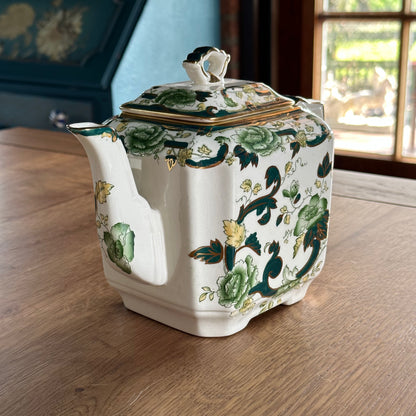 Mason’s Ironstone Chartreuse Zes Persoons Theeservies The Collectionist