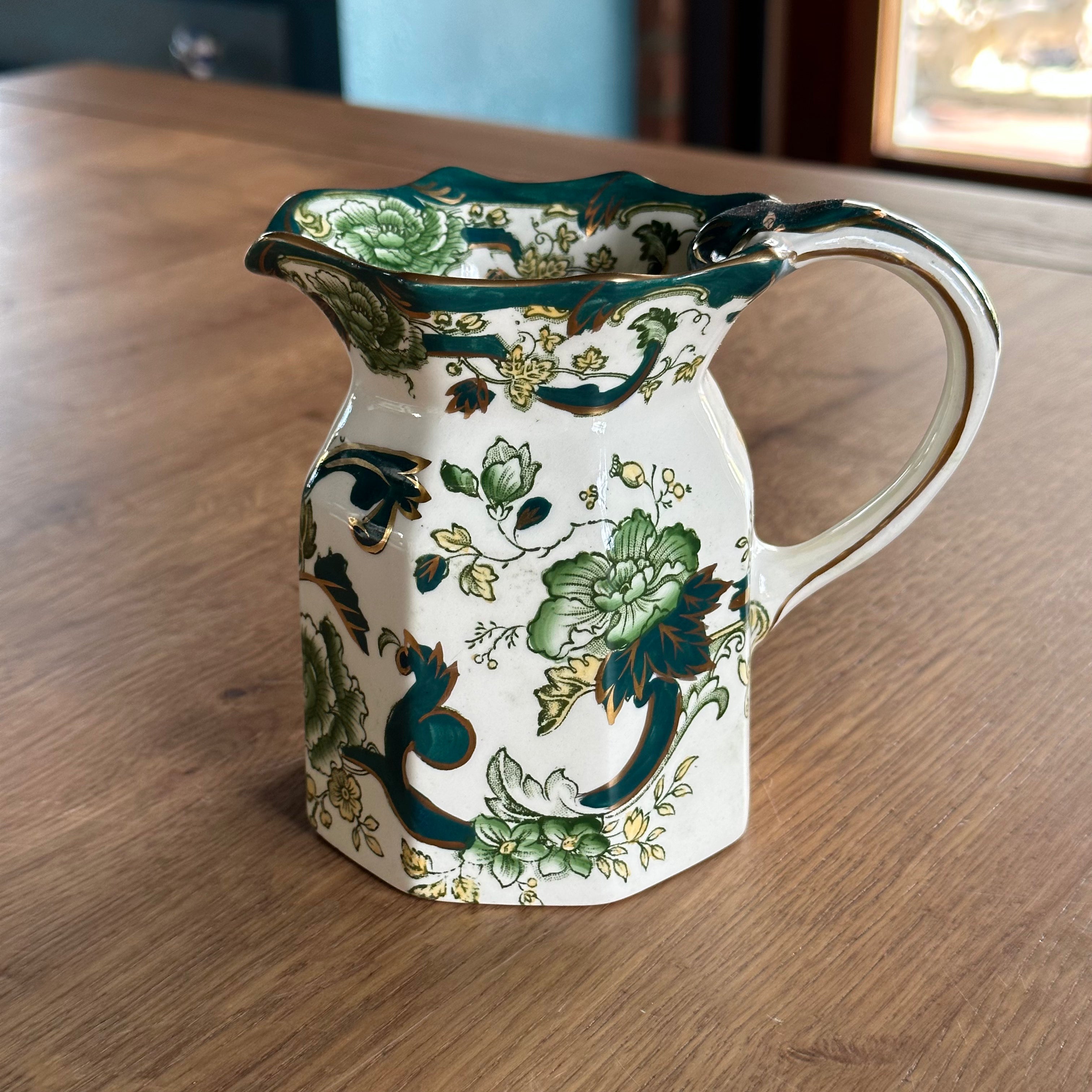 Mason’s Ironstone Chartreuse Zes Persoons Theeservies The Collectionist