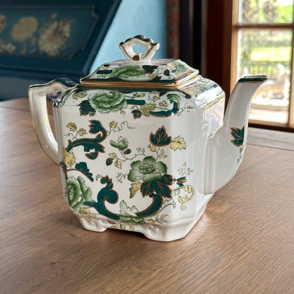 Mason’s Ironstone Chartreuse Zes Persoons Theeservies The Collectionist