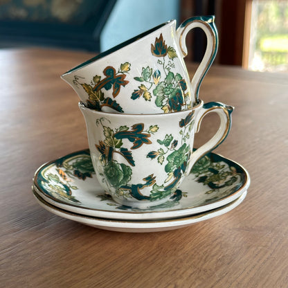 Mason’s Ironstone Chartreuse Zes Persoons Theeservies The Collectionist