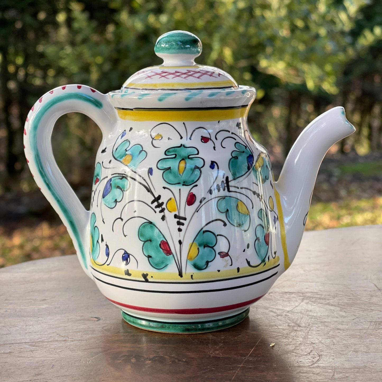 Italiaans handgeschilderd trekpotje - The Collectionist