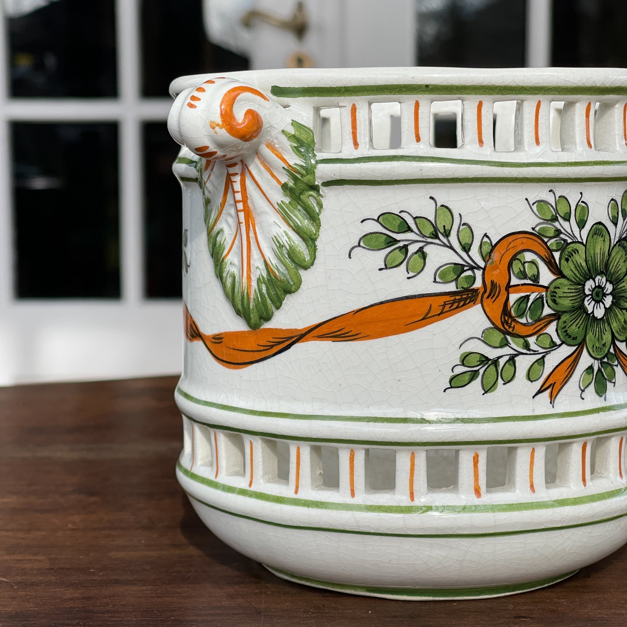 Italiaanse Handgeschilderde Bloempot - The Collectionist