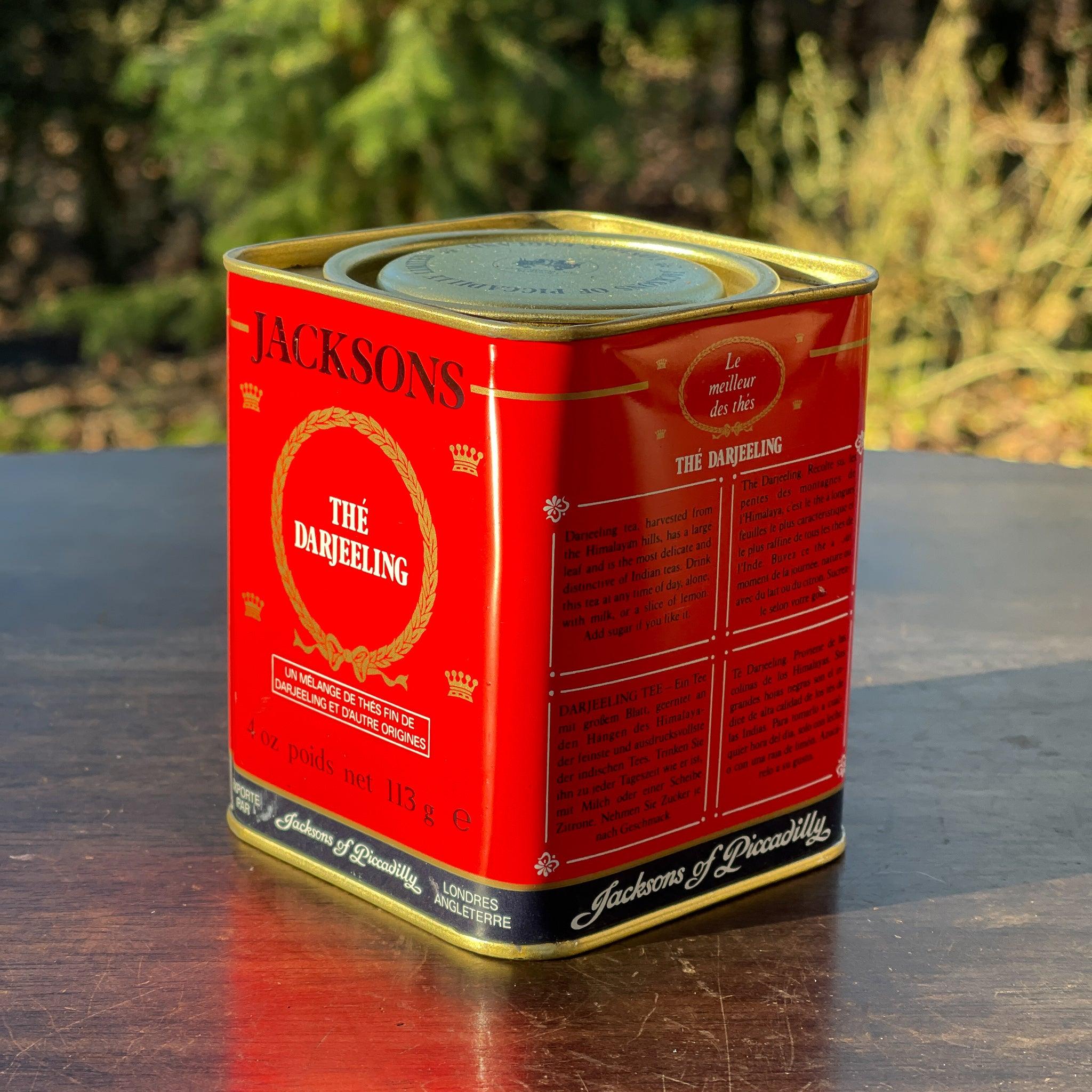 Jacksons Darjeeling Tea blik - The Collectionist
