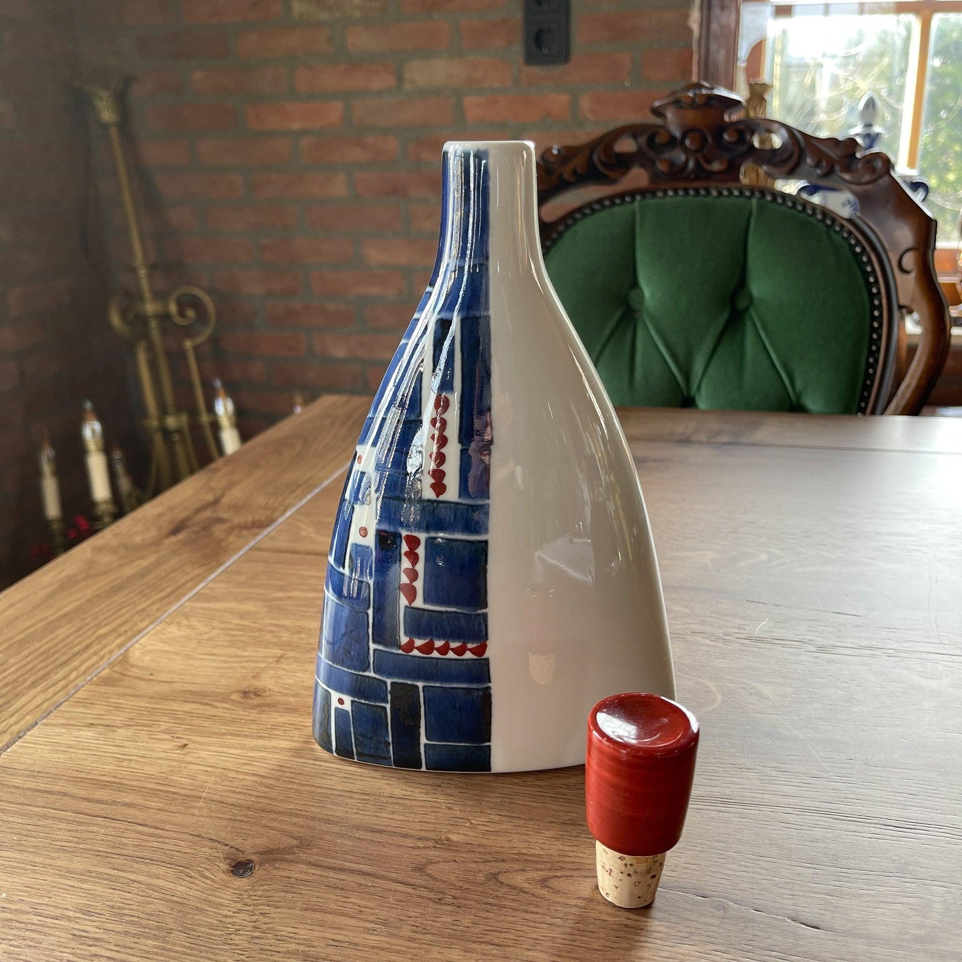 Japanse fles met kurk - Bamestra Curiosa