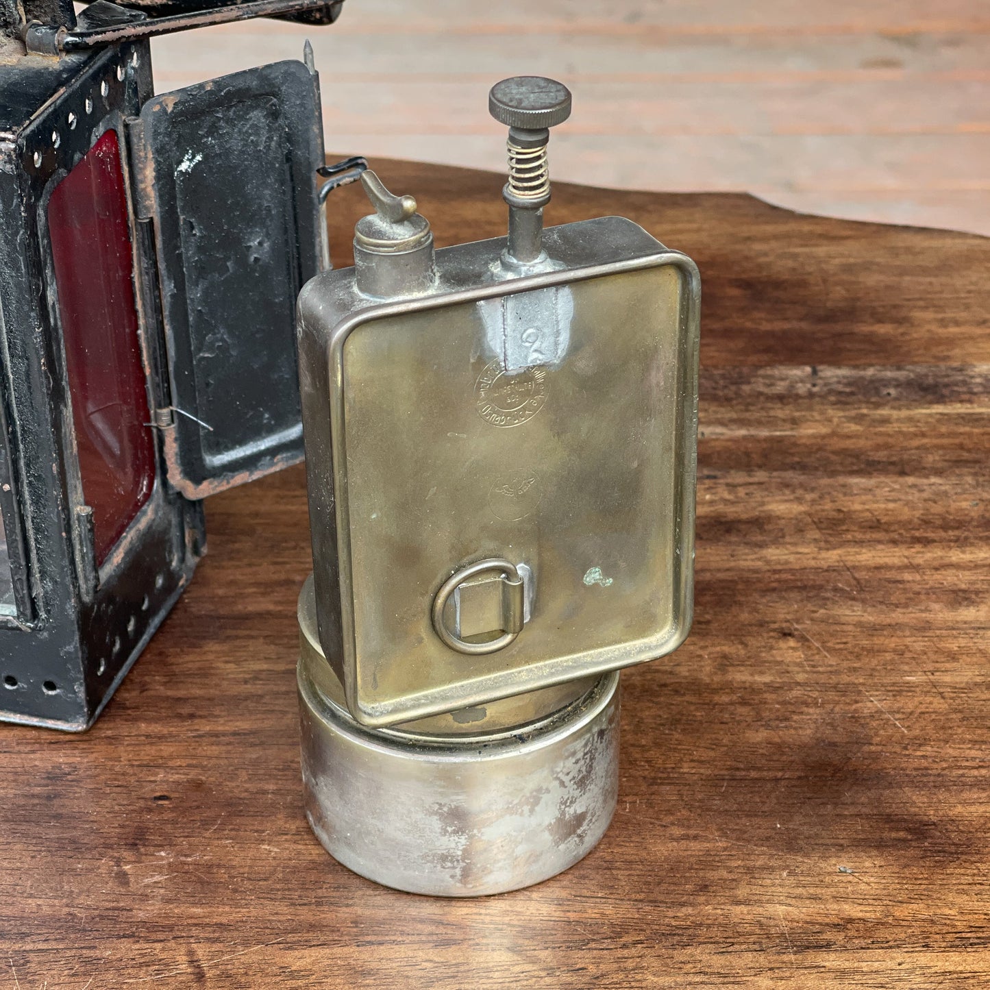 Karbid Seinlamp Lantaarn J Kampschulte & Co Osnabruck - The Collectionist