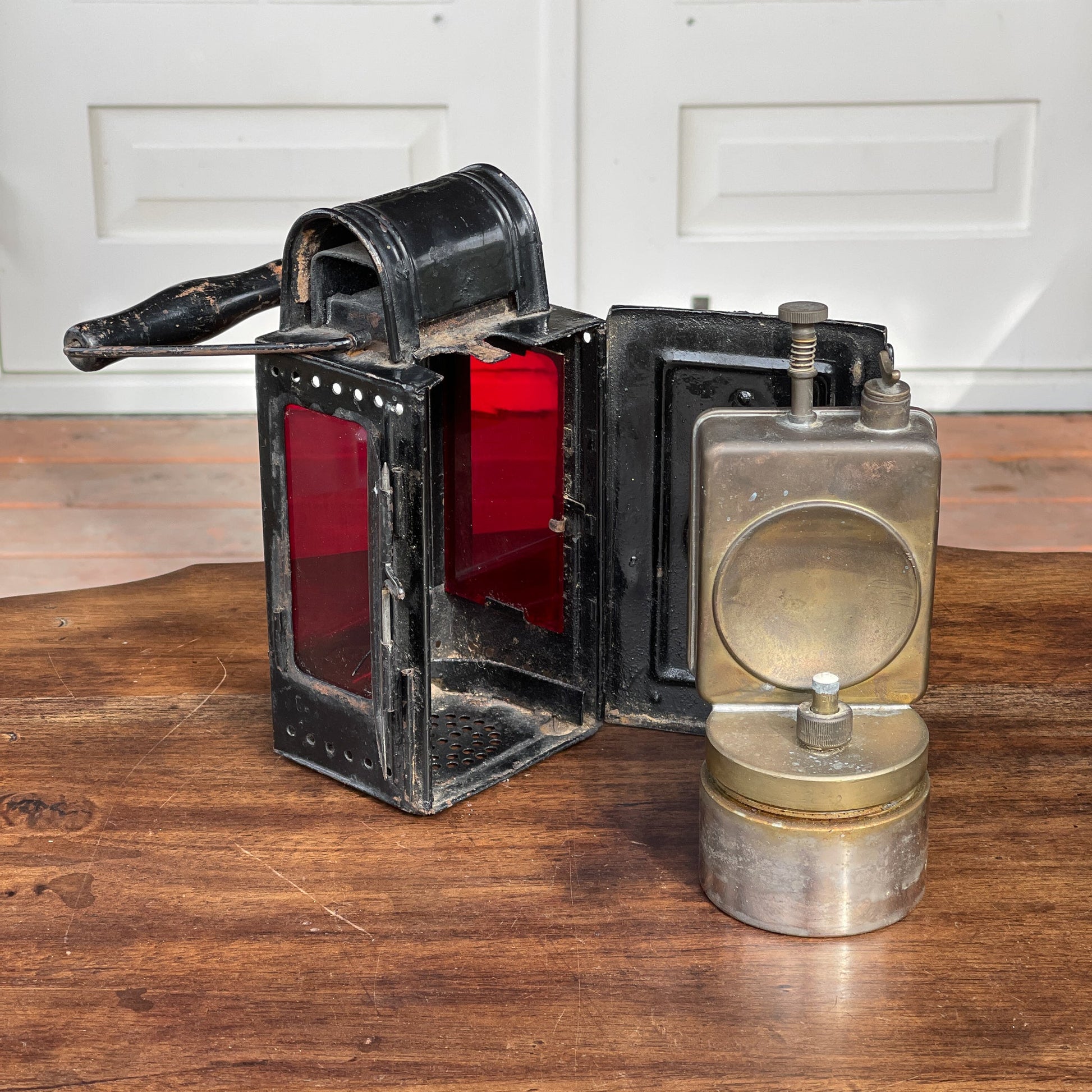 Karbid Seinlamp Lantaarn J Kampschulte & Co Osnabruck - The Collectionist