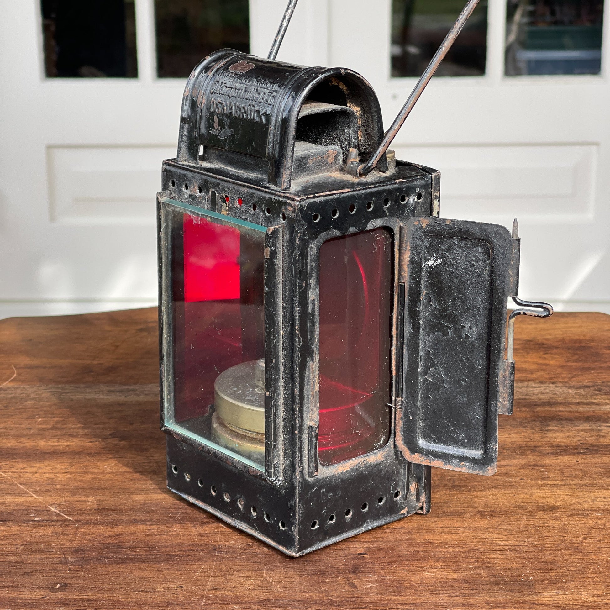 Karbid Seinlamp Lantaarn J Kampschulte & Co Osnabruck - The Collectionist