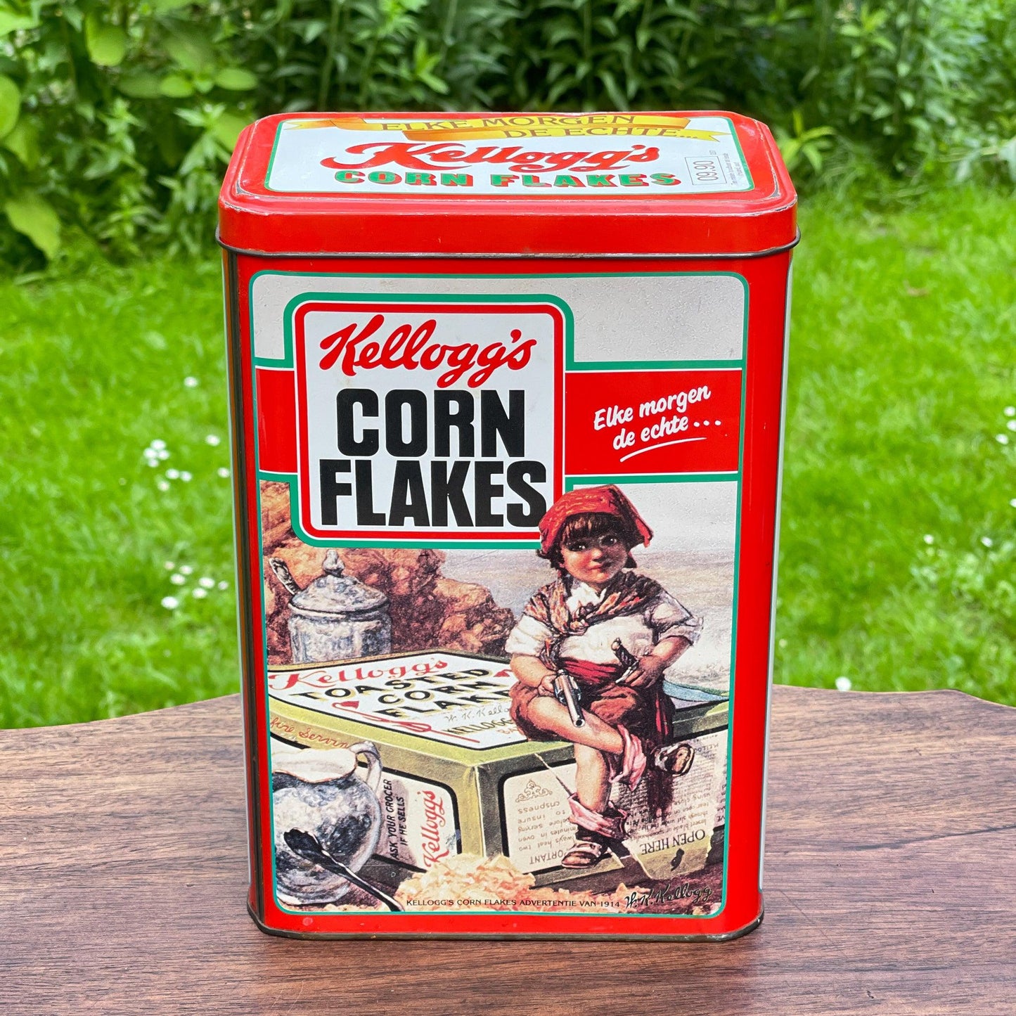 Kellogg's Corn Flakes blik - Bamestra Curiosa