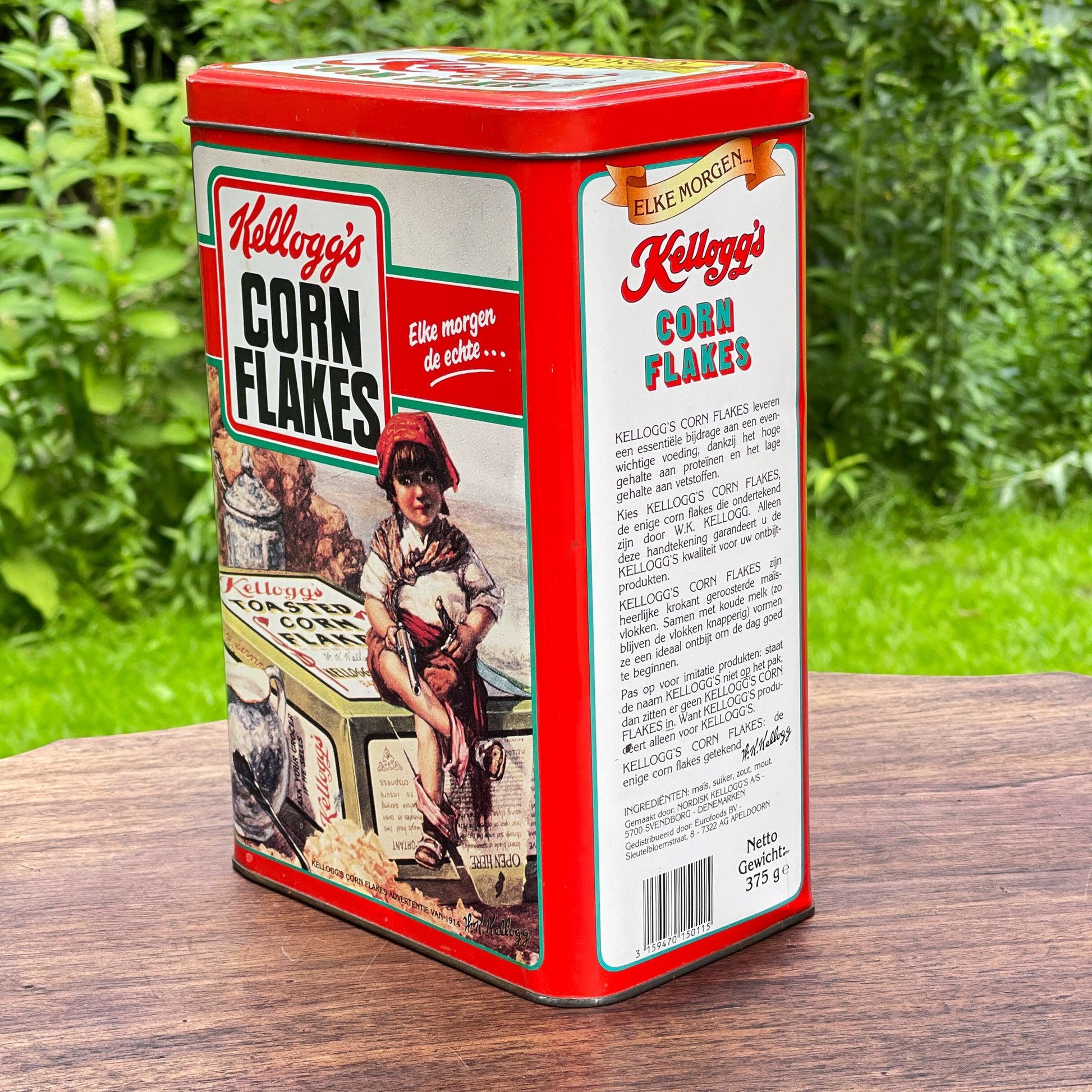 Kellogg's Corn Flakes blik - Bamestra Curiosa