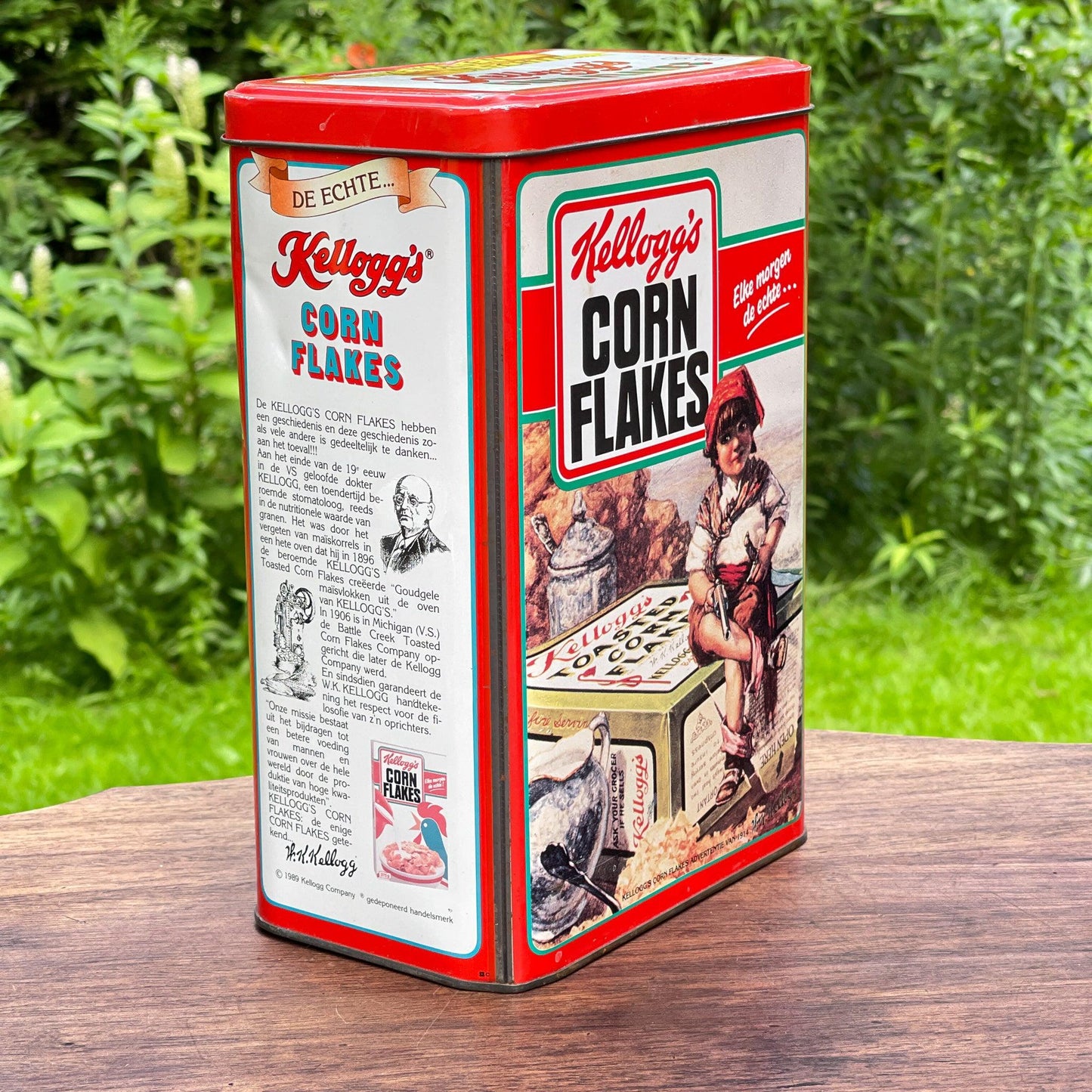 Kellogg's Corn Flakes blik - Bamestra Curiosa