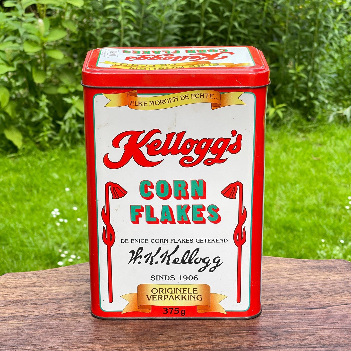 Kellogg's Corn Flakes blik - Bamestra Curiosa