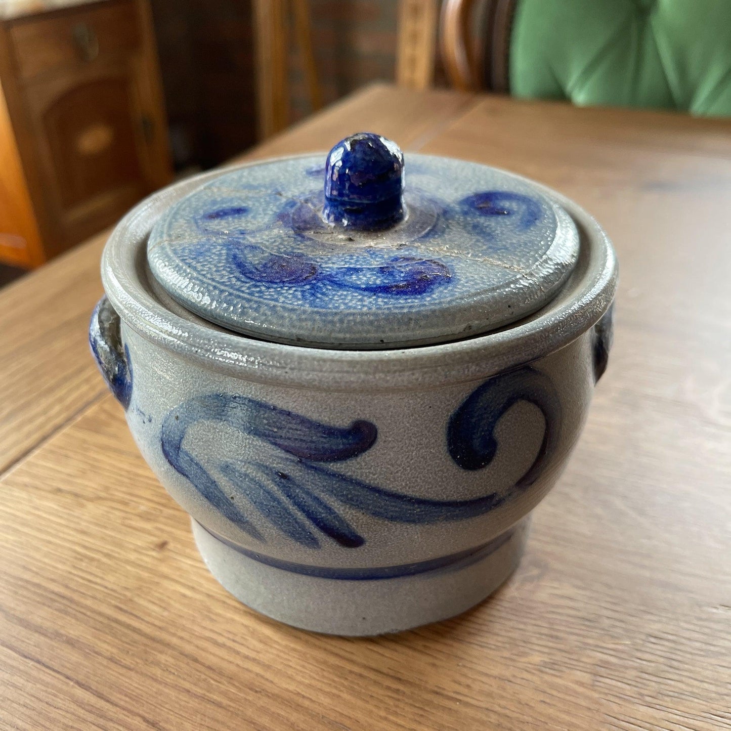Keuls aardewerk potje met deksel - Bamestra Curiosa