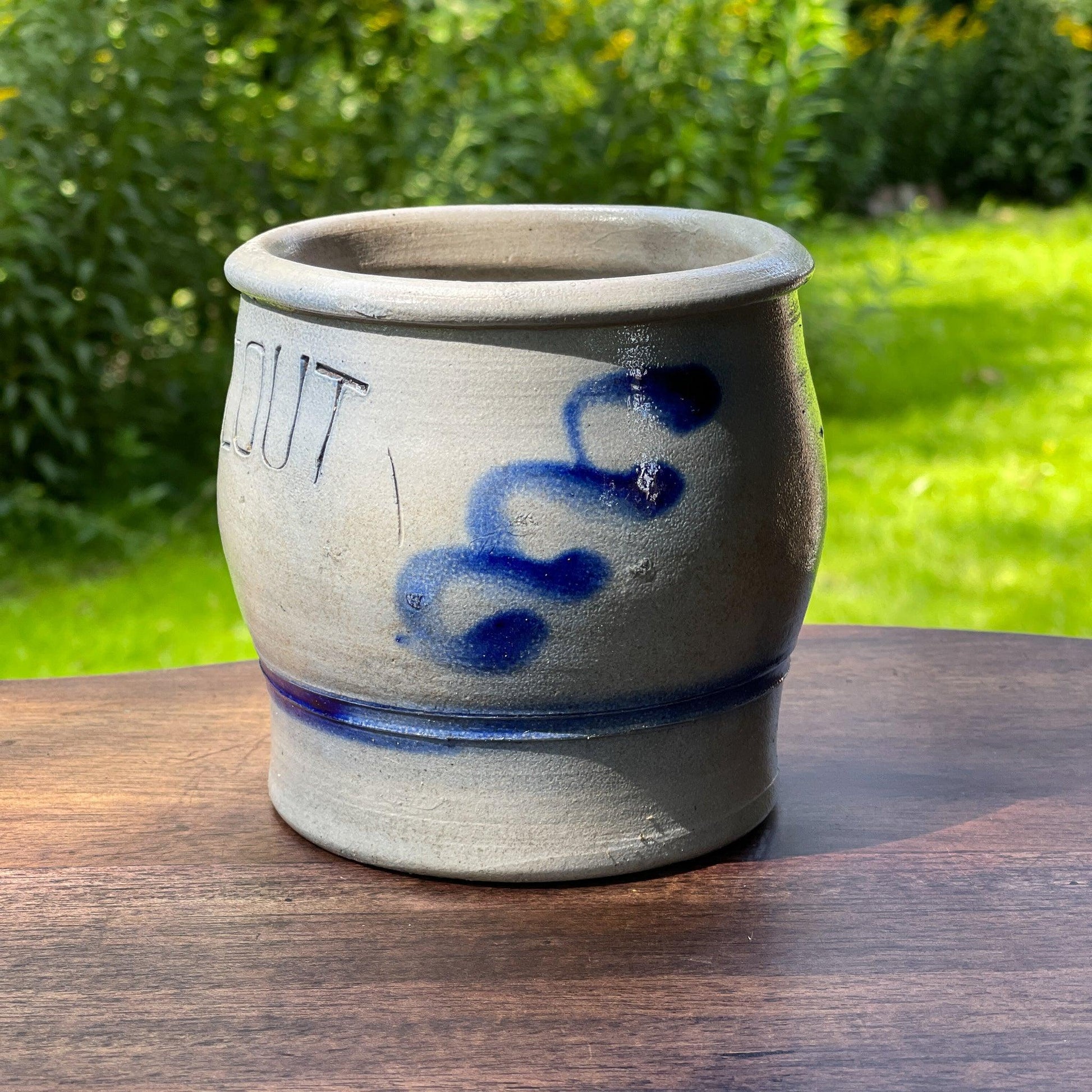 Keuls aardewerk zout pot - Bamestra Curiosa