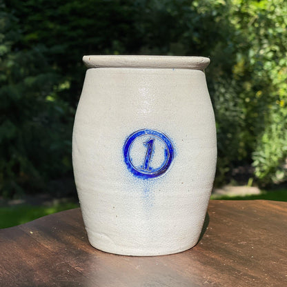 Keulse aardewerk ansjovis pot - Bamestra Curiosa