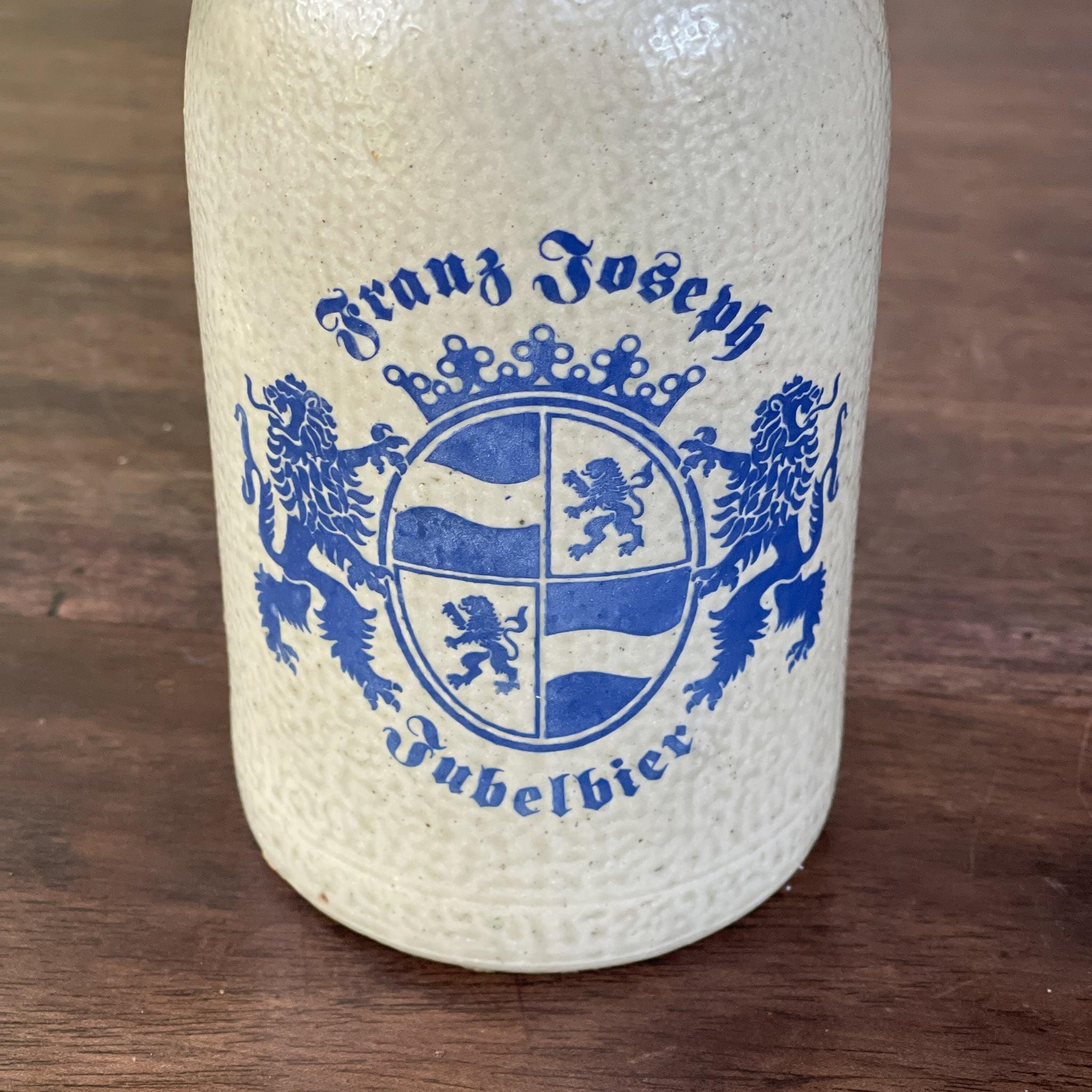 Keulse aardewerk fles Frans Joseph Jubelbier - The Collectionist