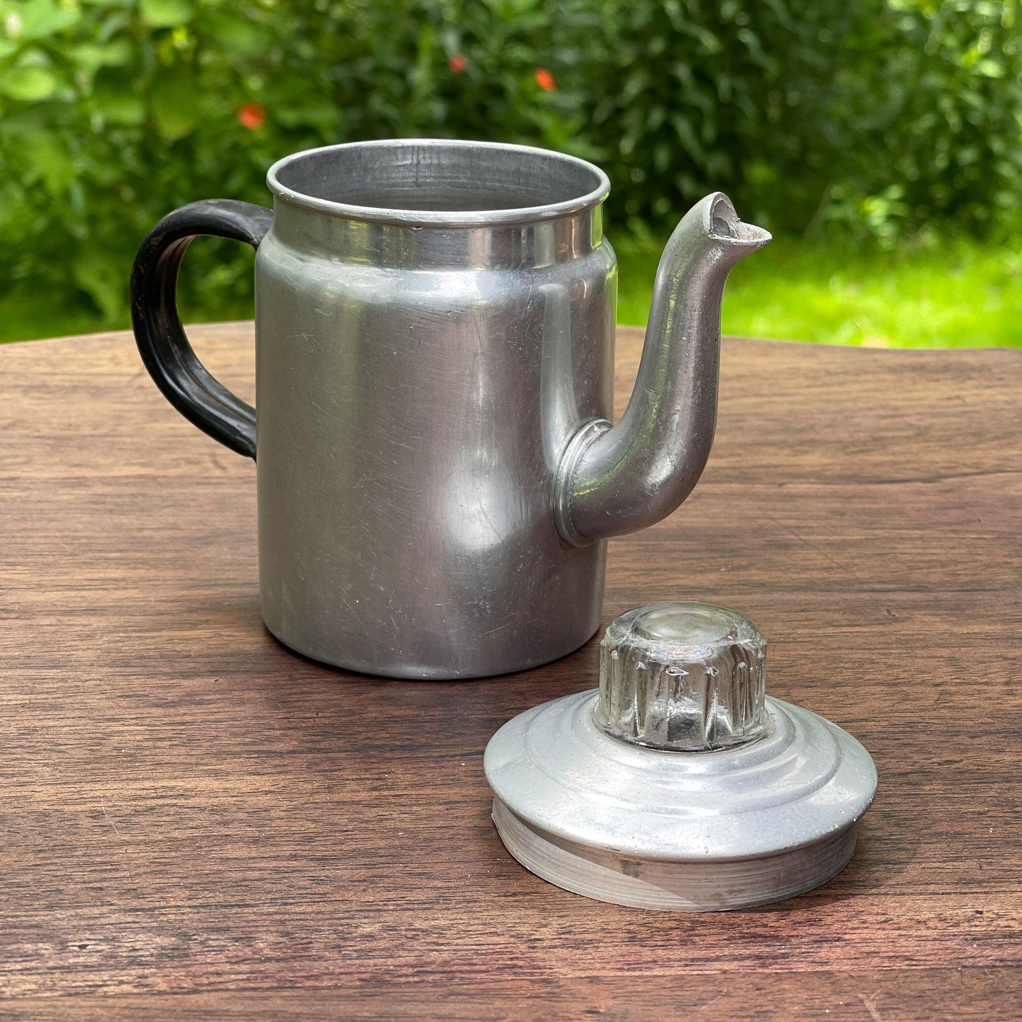 Klein aluminium thee / koffie potje - The Collectionist