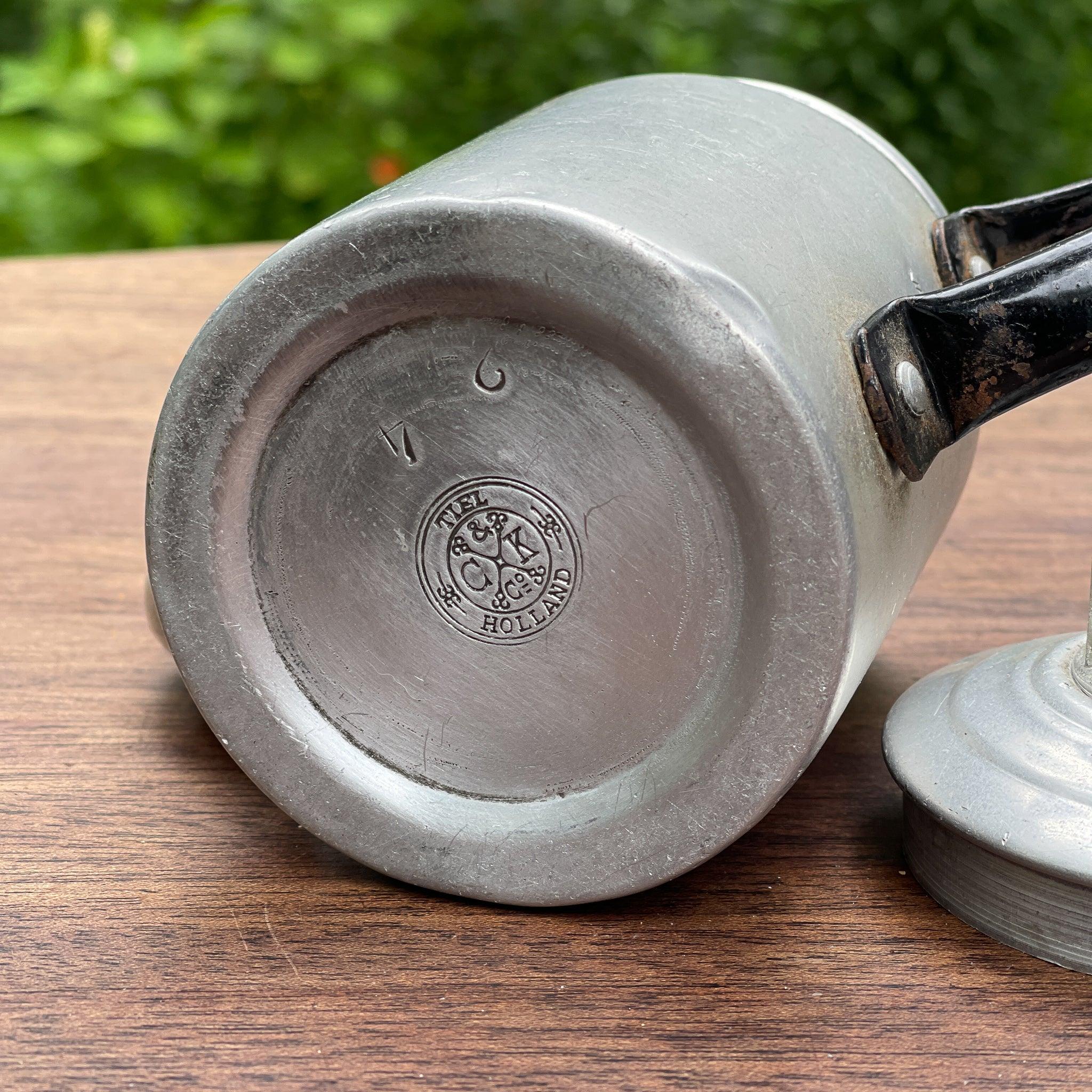 Klein aluminium thee / koffie potje - The Collectionist