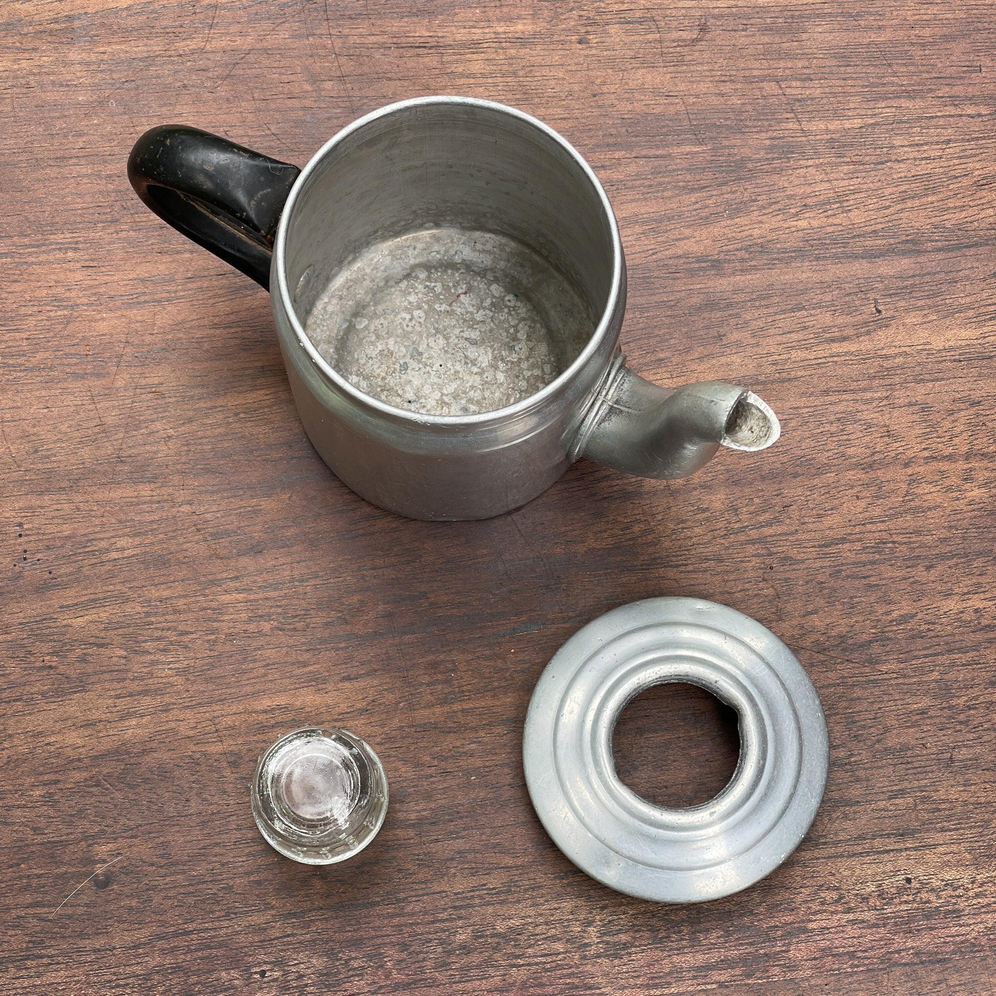 Klein aluminium thee / koffie potje - The Collectionist