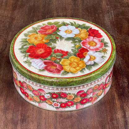 Koekblik met bloemen - Bamestra Curiosa