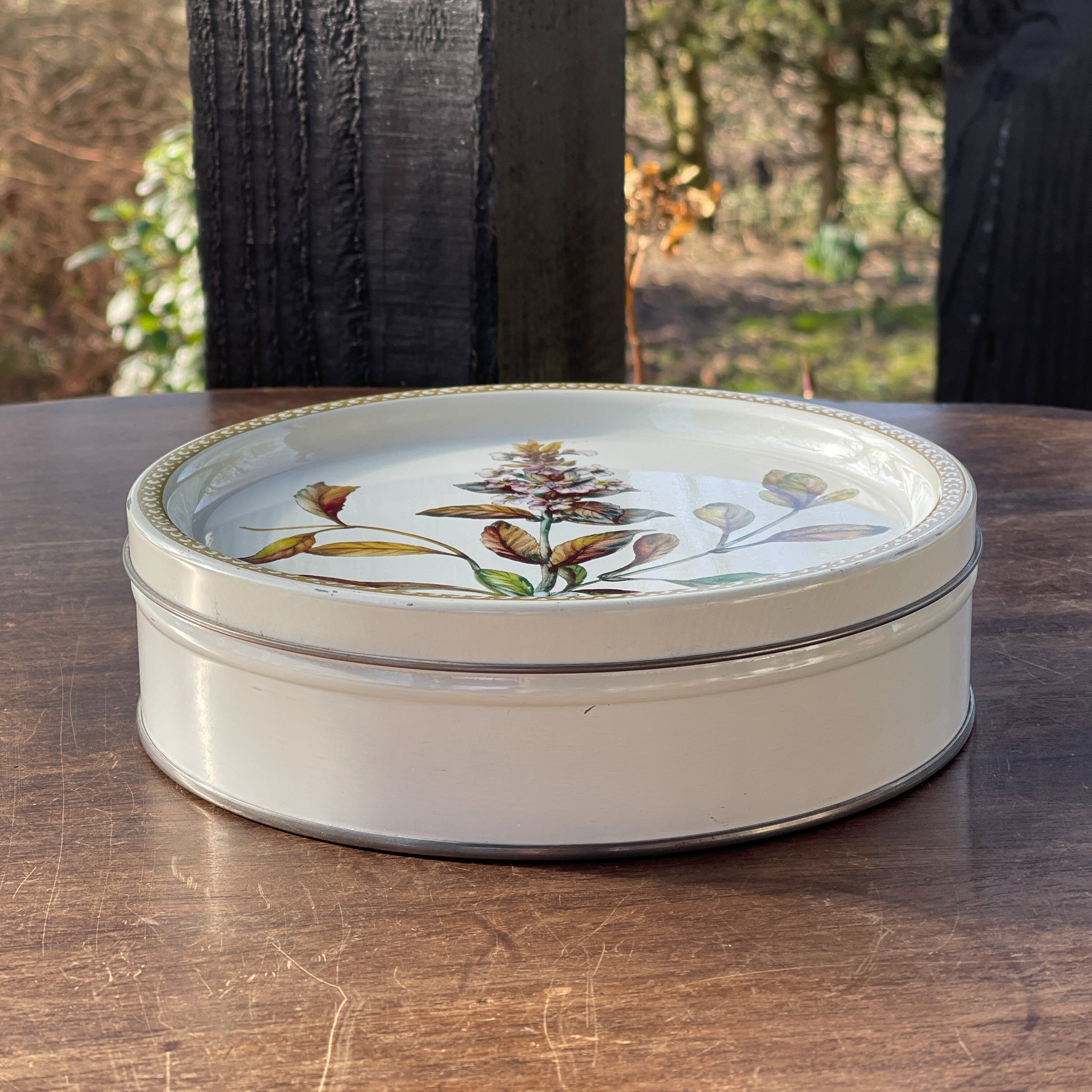 Koekblik Met Botanische Afbeelding - The Collectionist