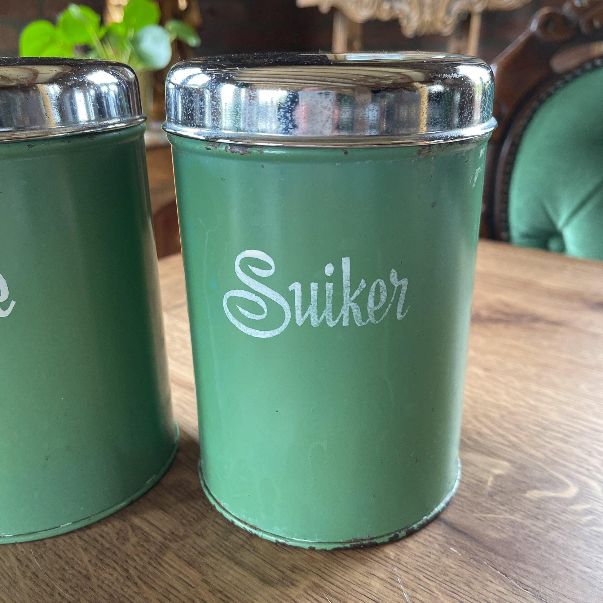 Koffie Thee en Suiker blikken - Bamestra Curiosa