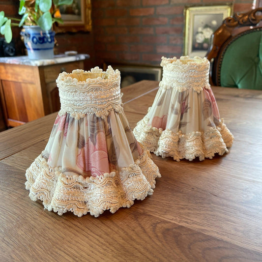 Lampenkapjes met bloemen - Bamestra Curiosa