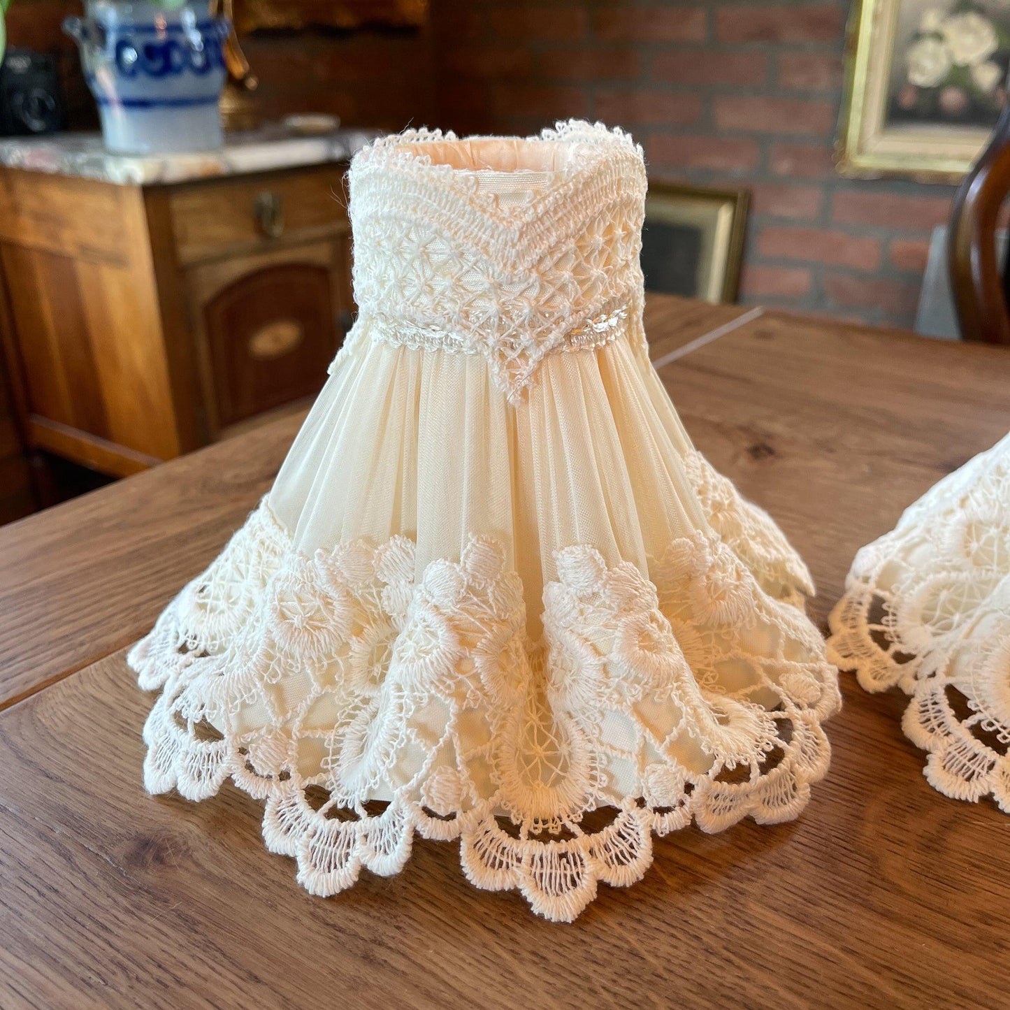 Lampenkapjes met kant - Bamestra Curiosa