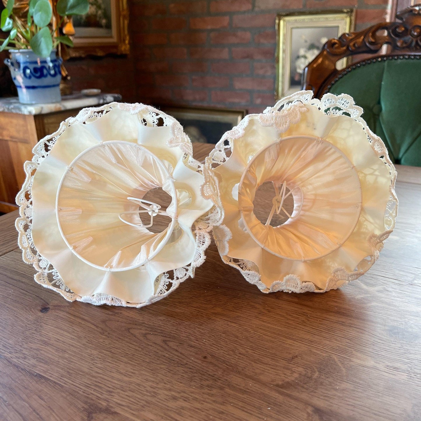 Lampenkapjes met kant - Bamestra Curiosa