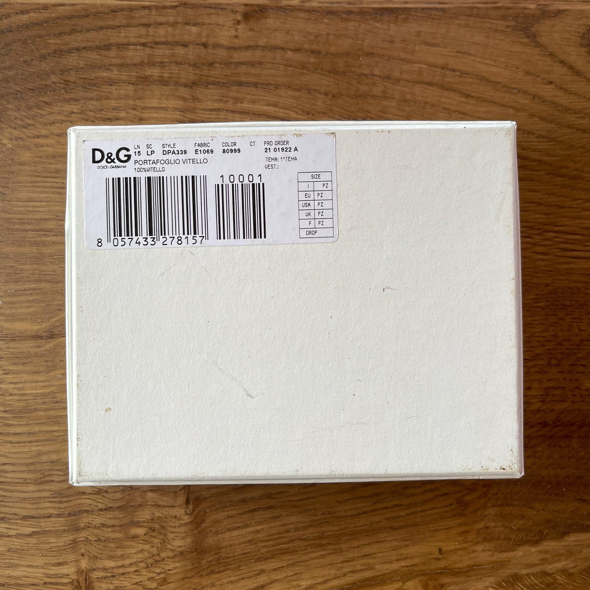 Lederen portemonnee van D&G - Bamestra Curiosa