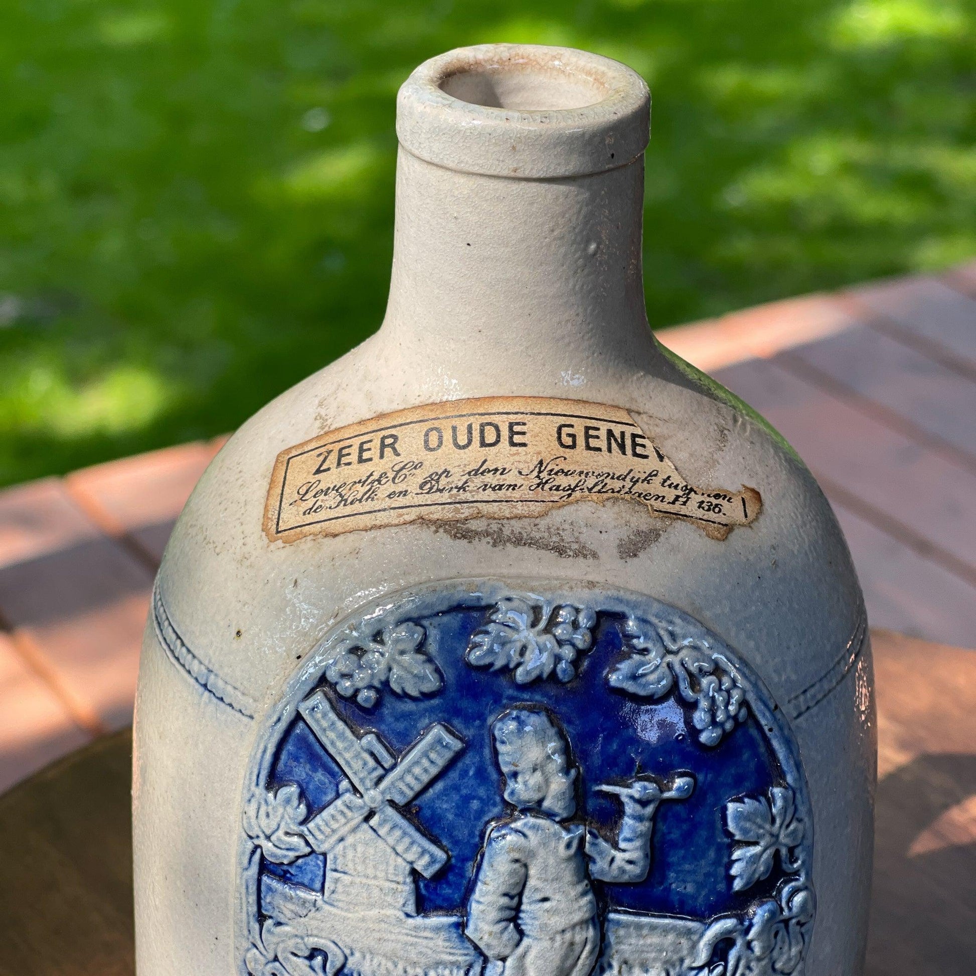 Levert en Co de Wildeman antiek Amsterdams jenever kruikje - Bamestra Curiosa