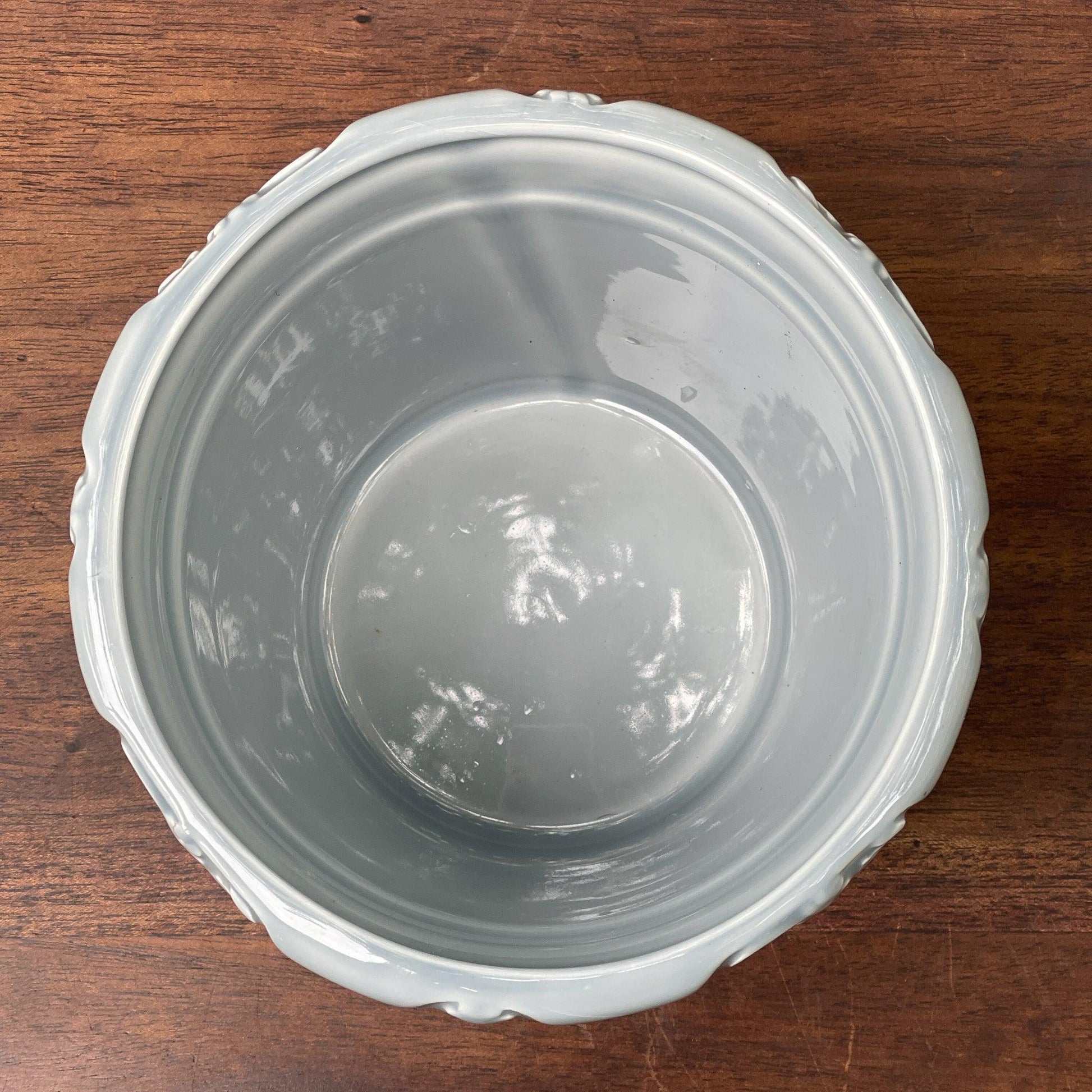 Lichtblauwe bloempot - Bamestra Curiosa