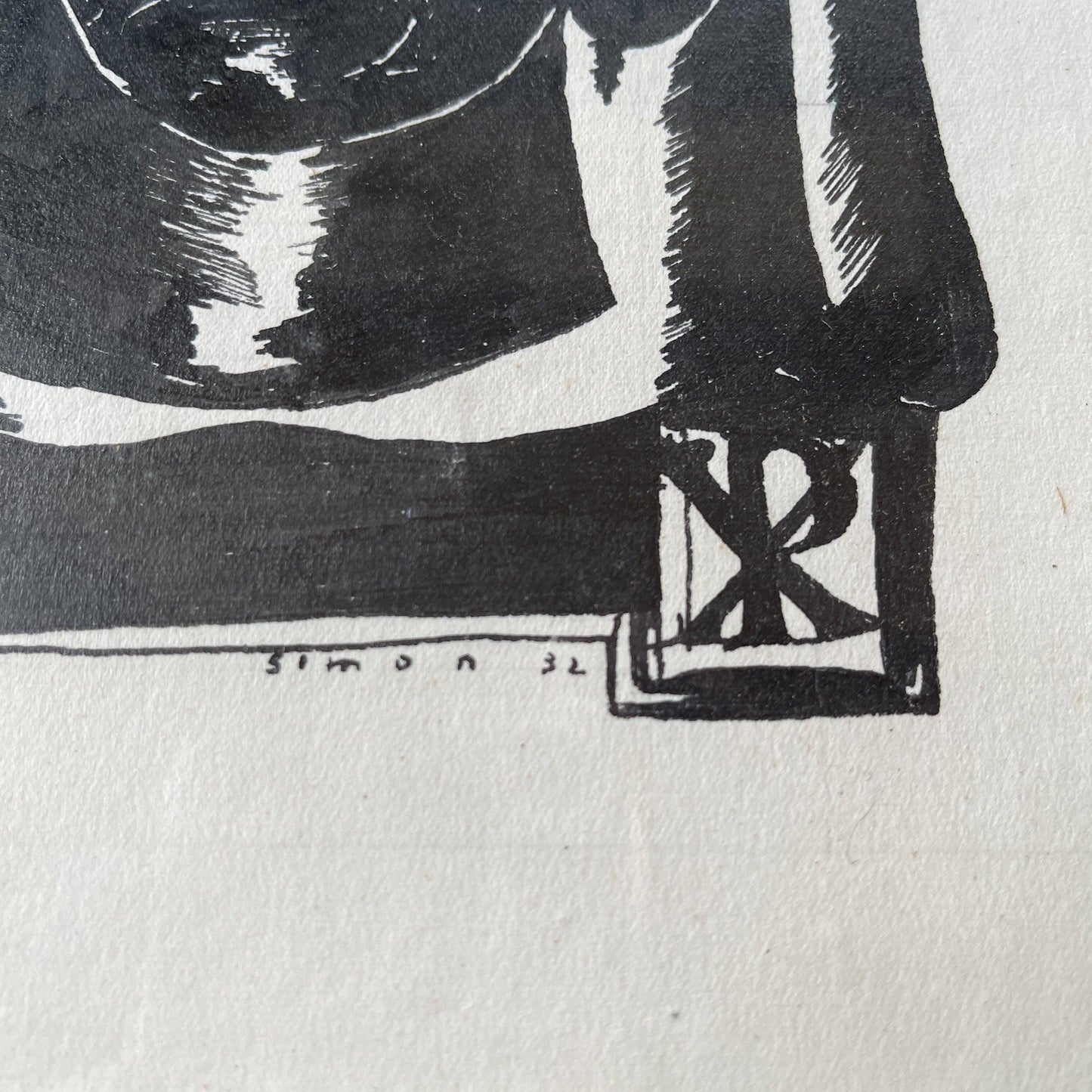 Lithografie van Jezus (1932) - Bamestra Curiosa