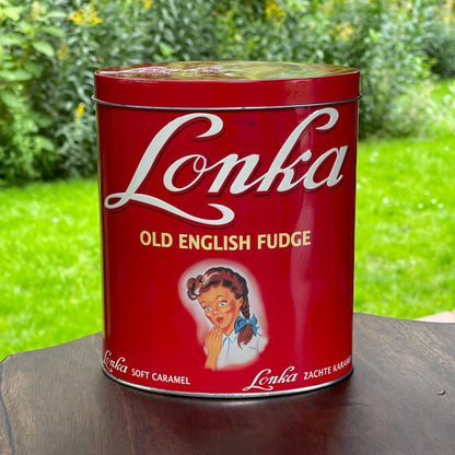 Lonka Old English Fudge blik - Bamestra Curiosa