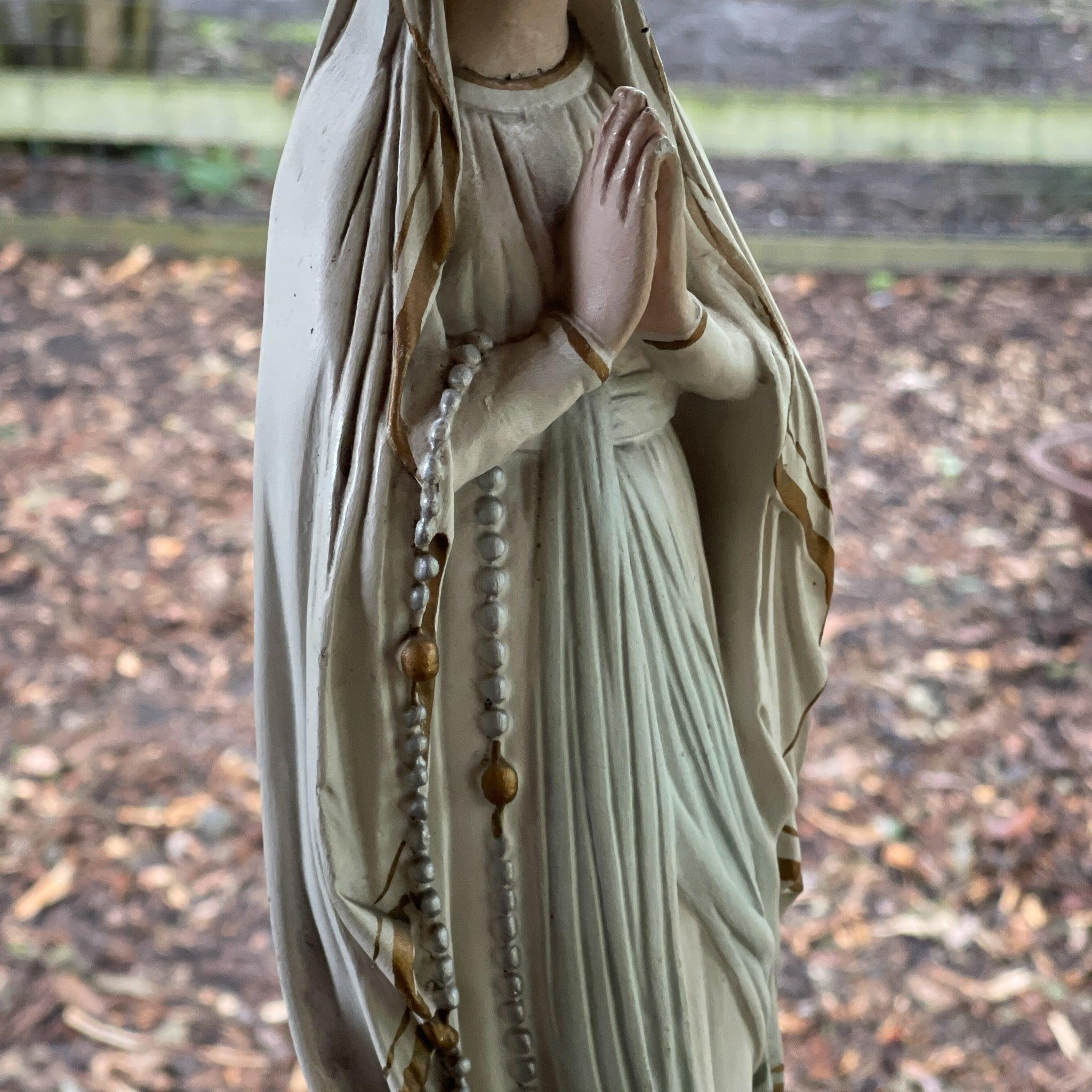 Maria beeld van porseleingips - The Collectionist