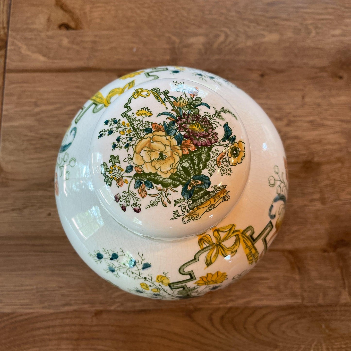 Mason's England gember pot - Bamestra Curiosa