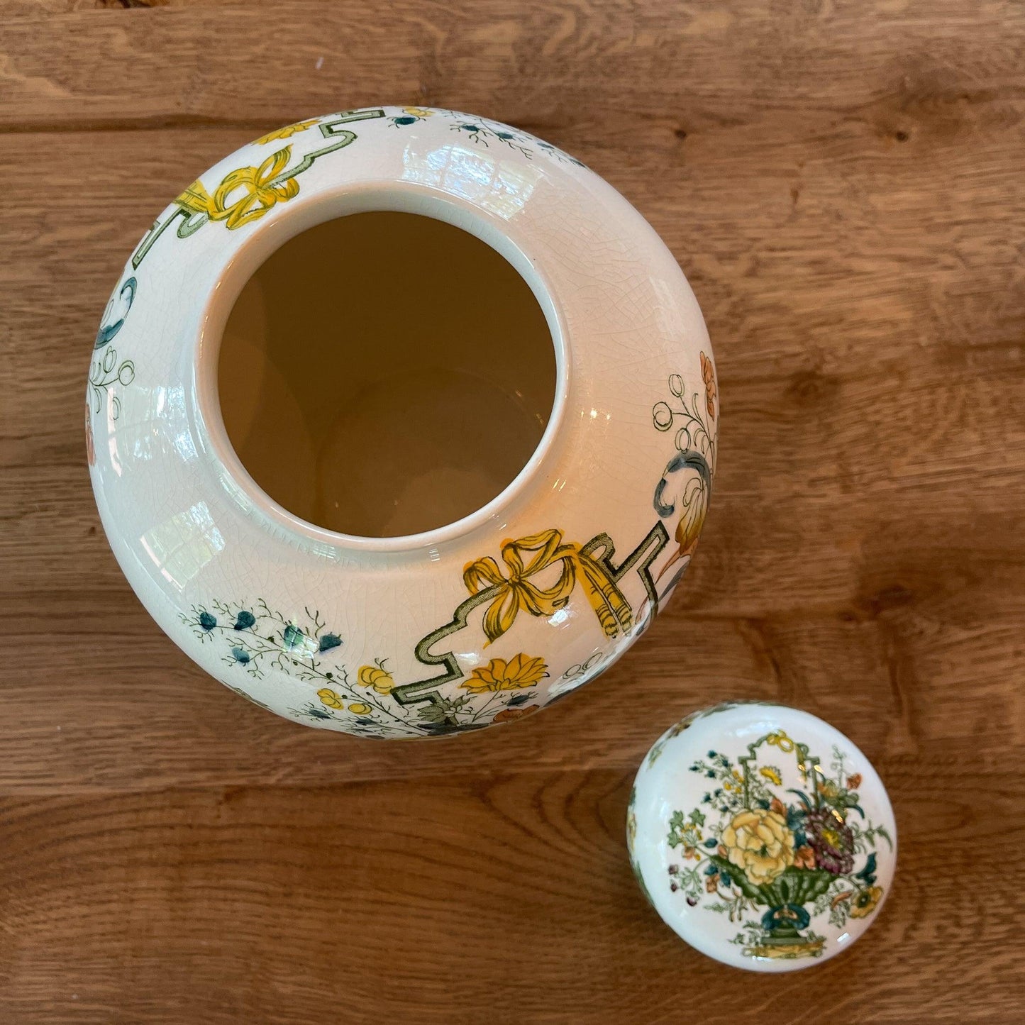 Mason's England gember pot - Bamestra Curiosa