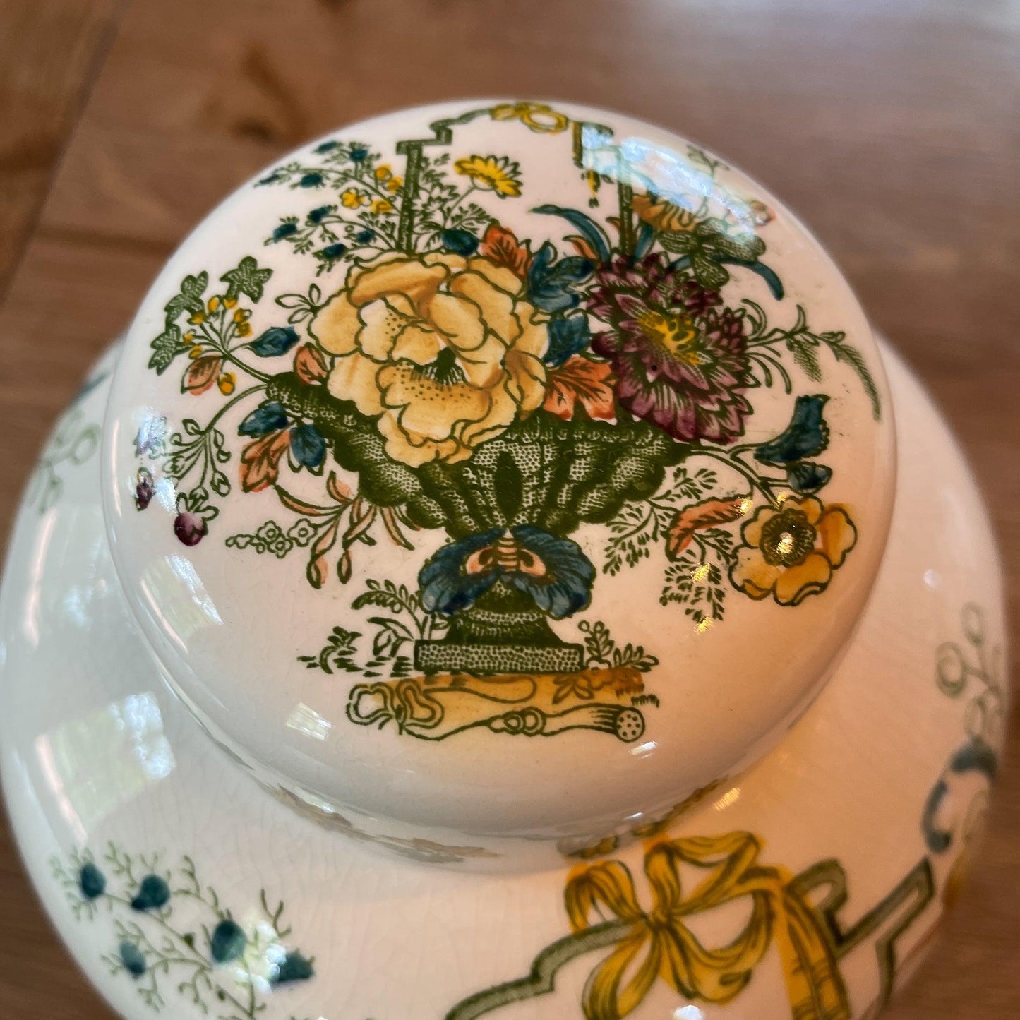 Mason's England gember pot - Bamestra Curiosa