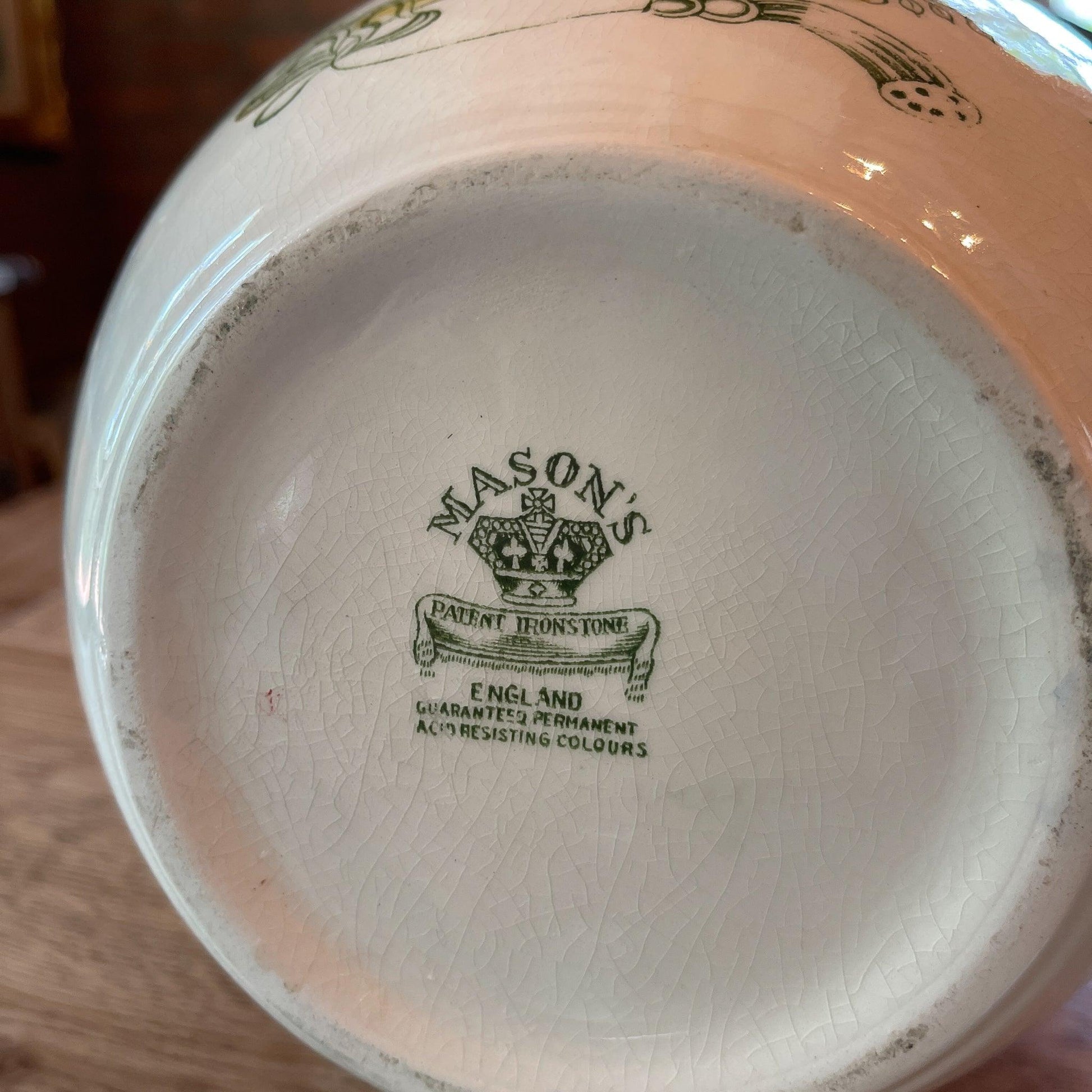 Mason's England gember pot - Bamestra Curiosa