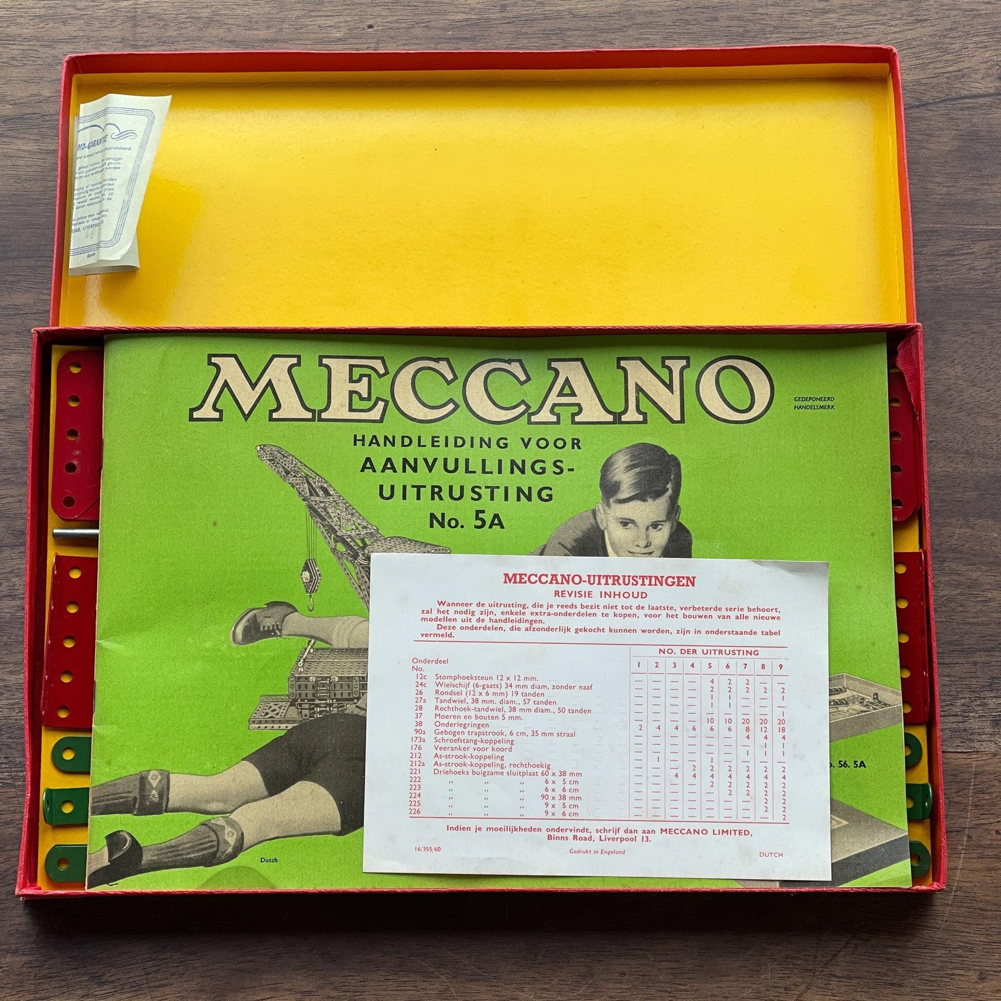 Meccano aanvullingsuitrusting 5A - Bamestra Curiosa