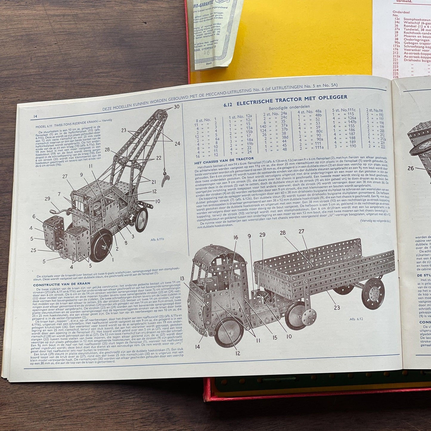 Meccano aanvullingsuitrusting 5A - Bamestra Curiosa