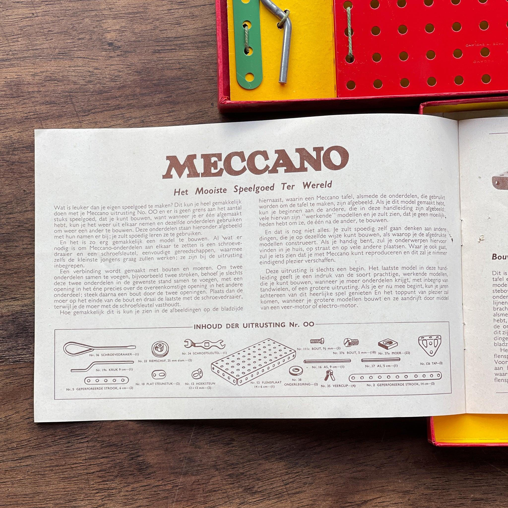Meccano uitrusting nummer 00 - The Collectionist