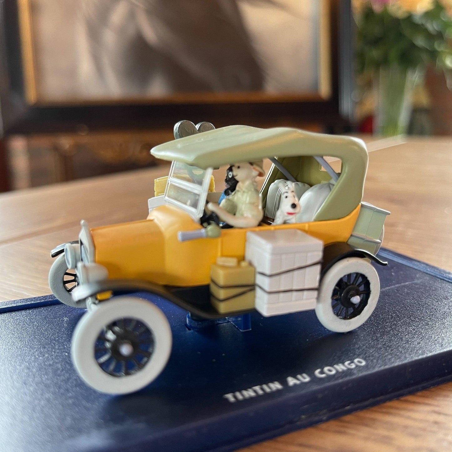 Miniatuur auto van Kuifje / TinTin - Bamestra Curiosa