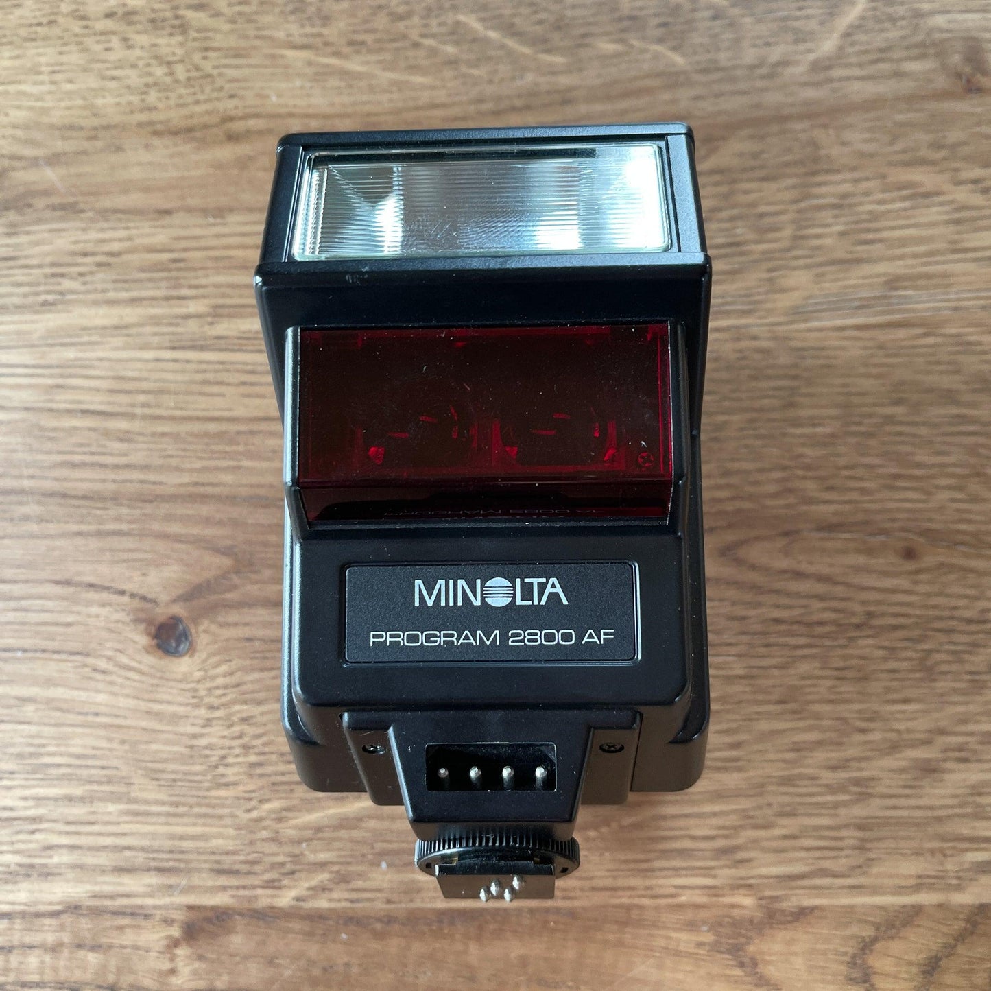 Minolta Program 2800 AF flitser - Bamestra Curiosa